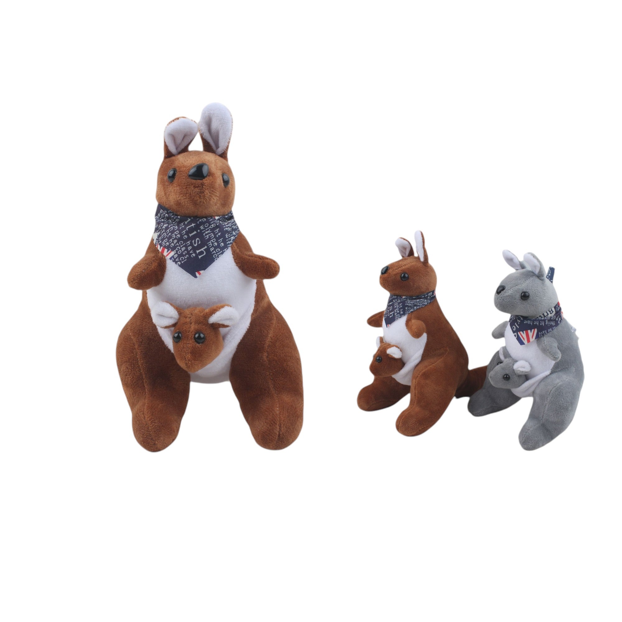 Peluche Canguro con Cría