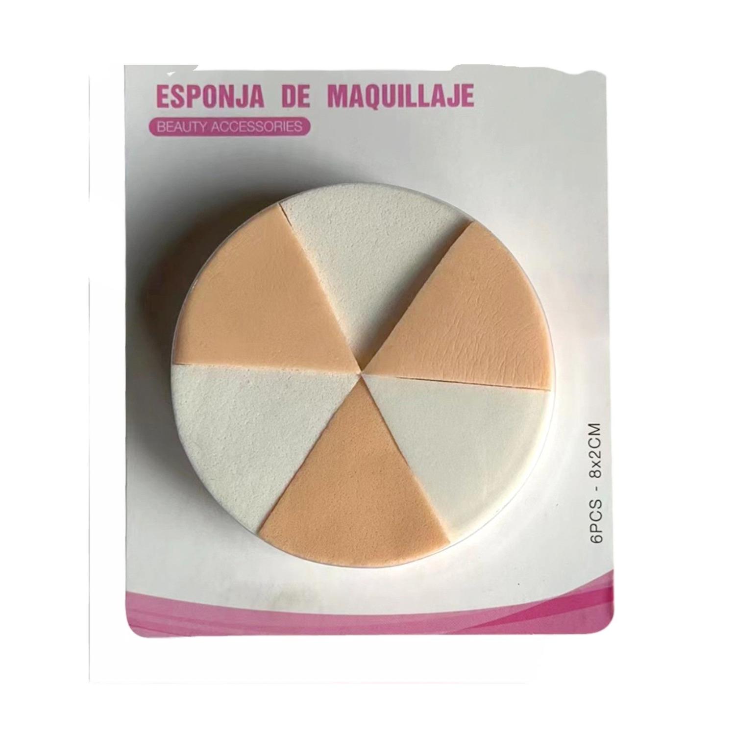 Esponja Para Maquillaje 6 Pcs