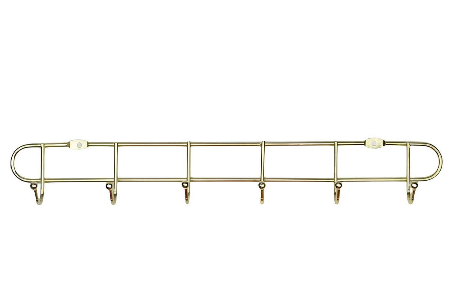 Perchero de aluminio de 6 perchas