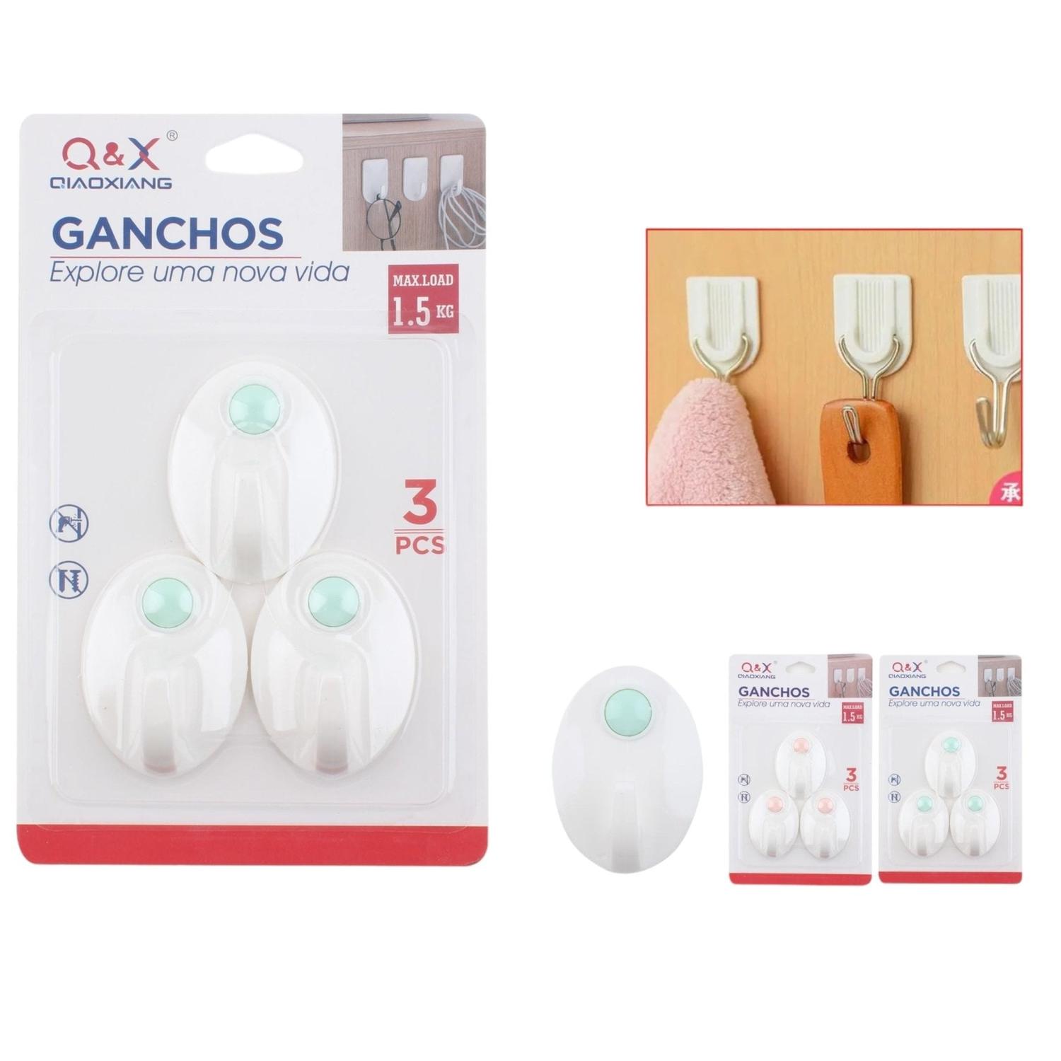 M-10978-N Gancho Adhesivo Ovalado Punto X3