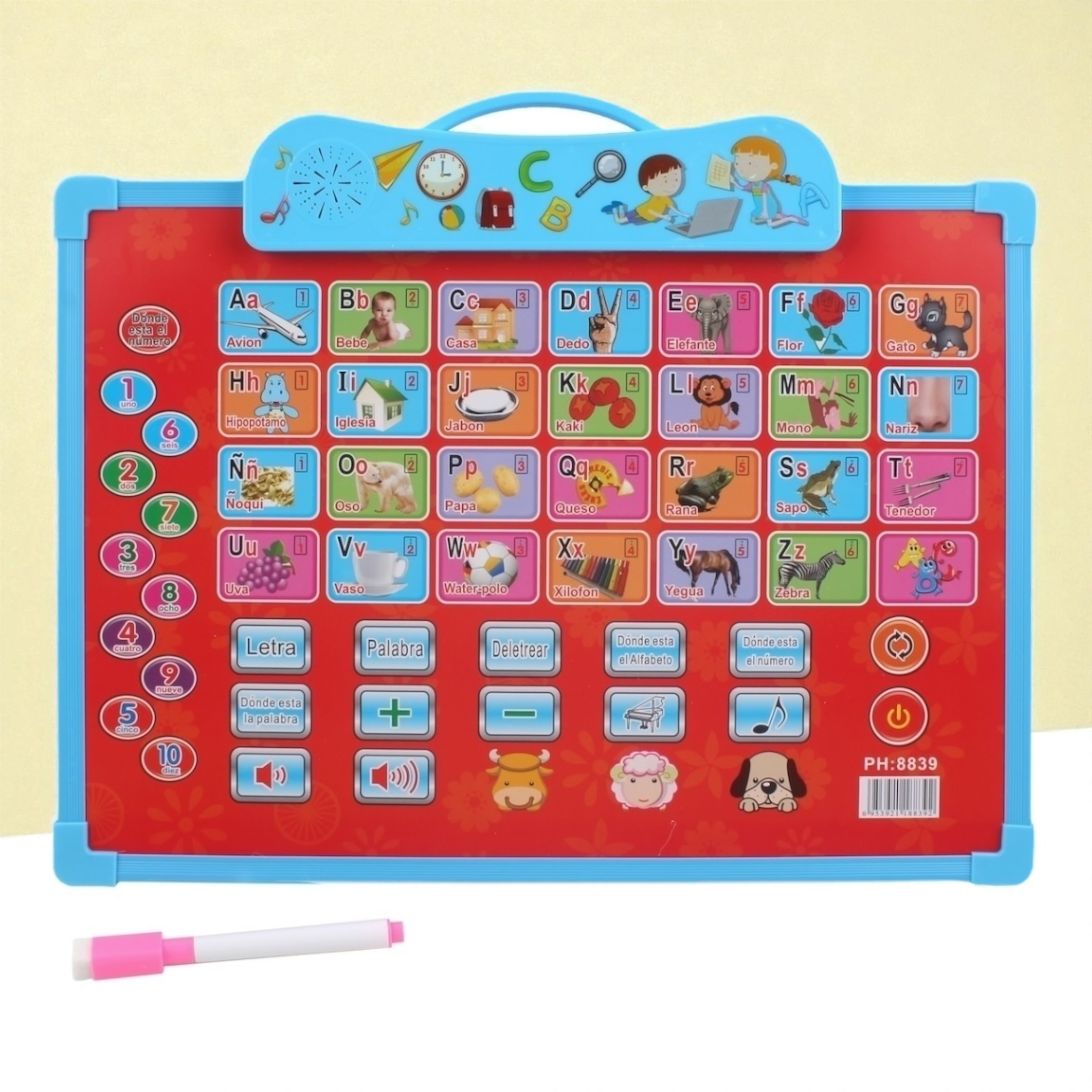 Pizarra de Dibujo de Aprendizaje Infantil