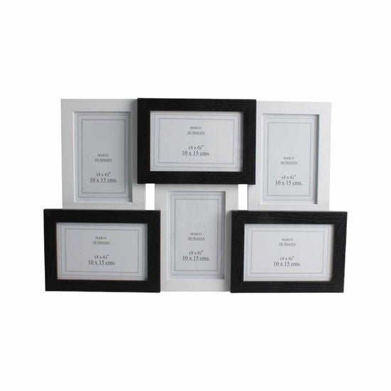 Conjunto de 6 Marcos de Foto Blanco Modelo 66 (13x18 cm) - Q&X