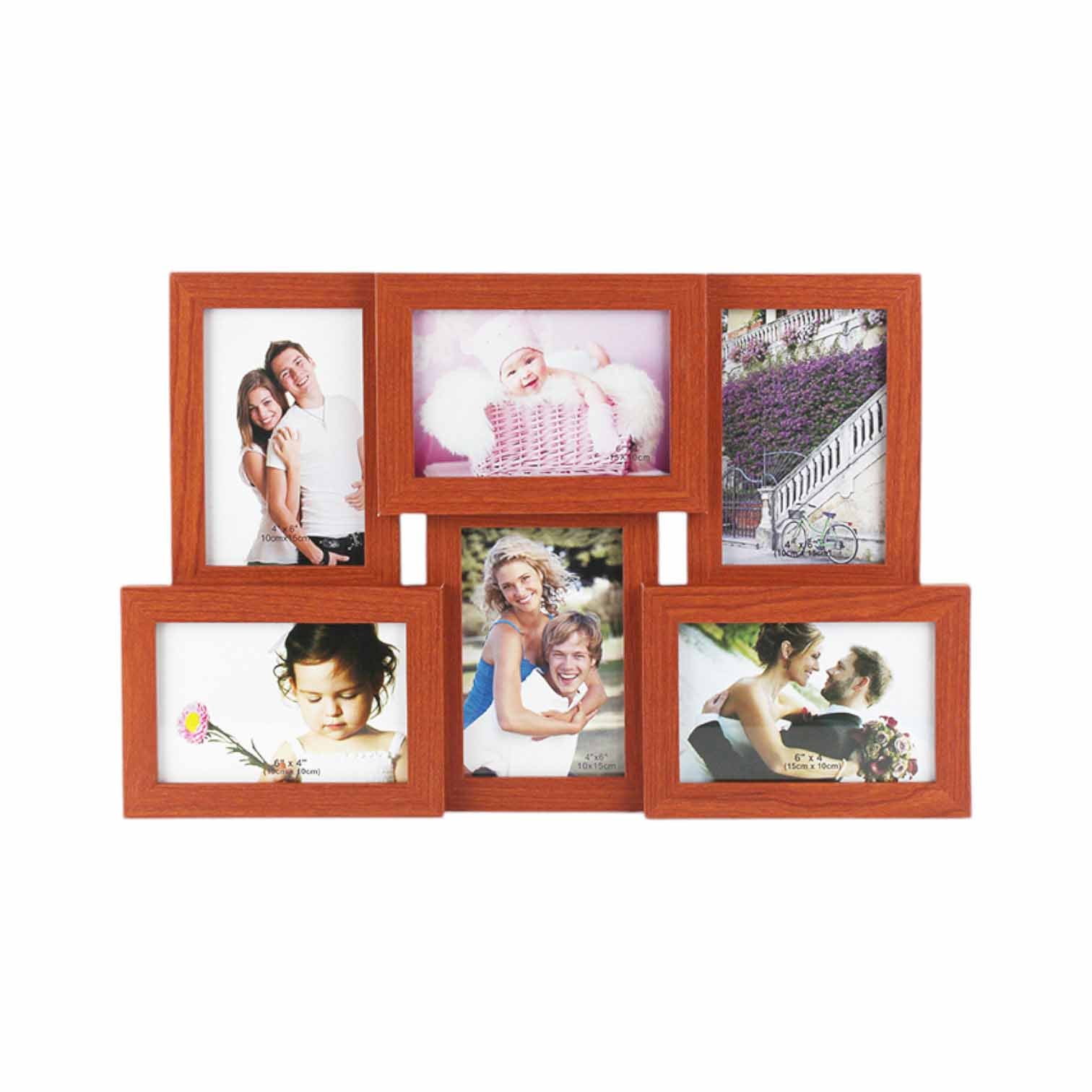 Conjunto de 6 Marcos de Fotos Modelo 450 (10x15 cm) - Q&X