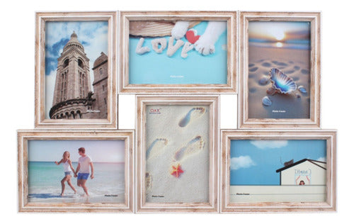 Conjunto Marco De Foto 10x15cm 6fotos