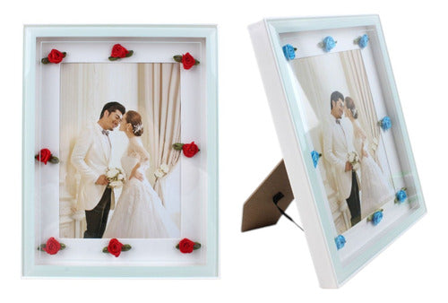 Marco De Fotos Elegante Con Borde Blanco, 18 × 23 Cm