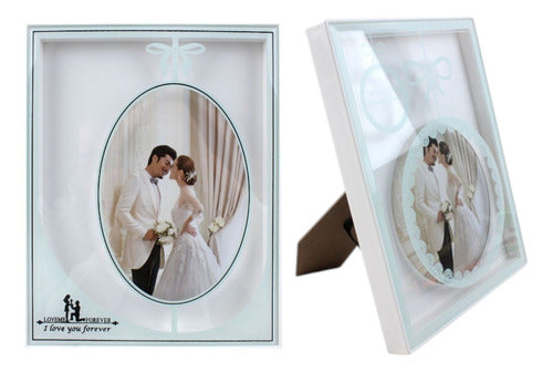 Marco Para Foto Sobre Mesa Blanco 18×23 Cm