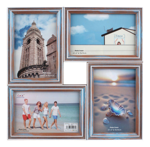 Conjunto Marco De Foto 13x18cm 4fotos