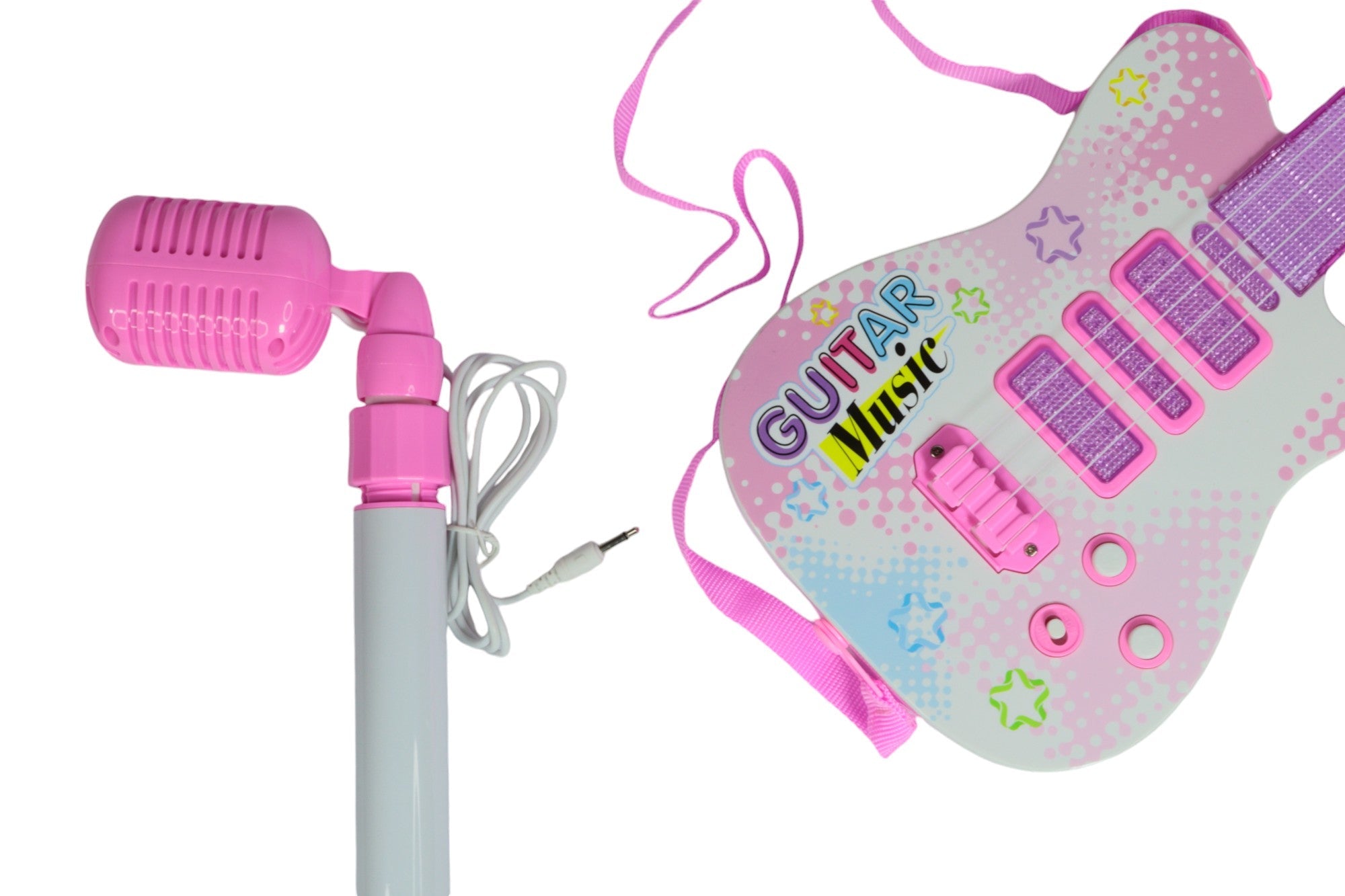 🎤Guitarra Eléctrica + Micrófono de Pie