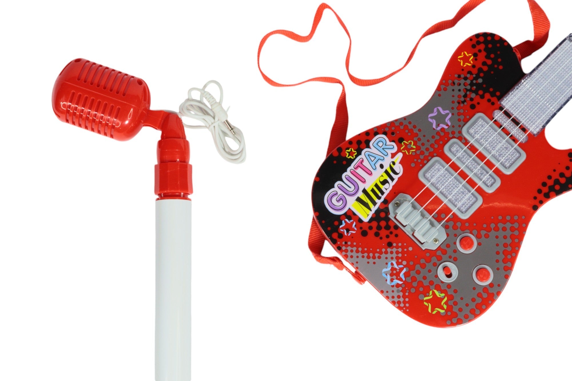 🎸Guitarra Eléctrica + Micrófono de Pie