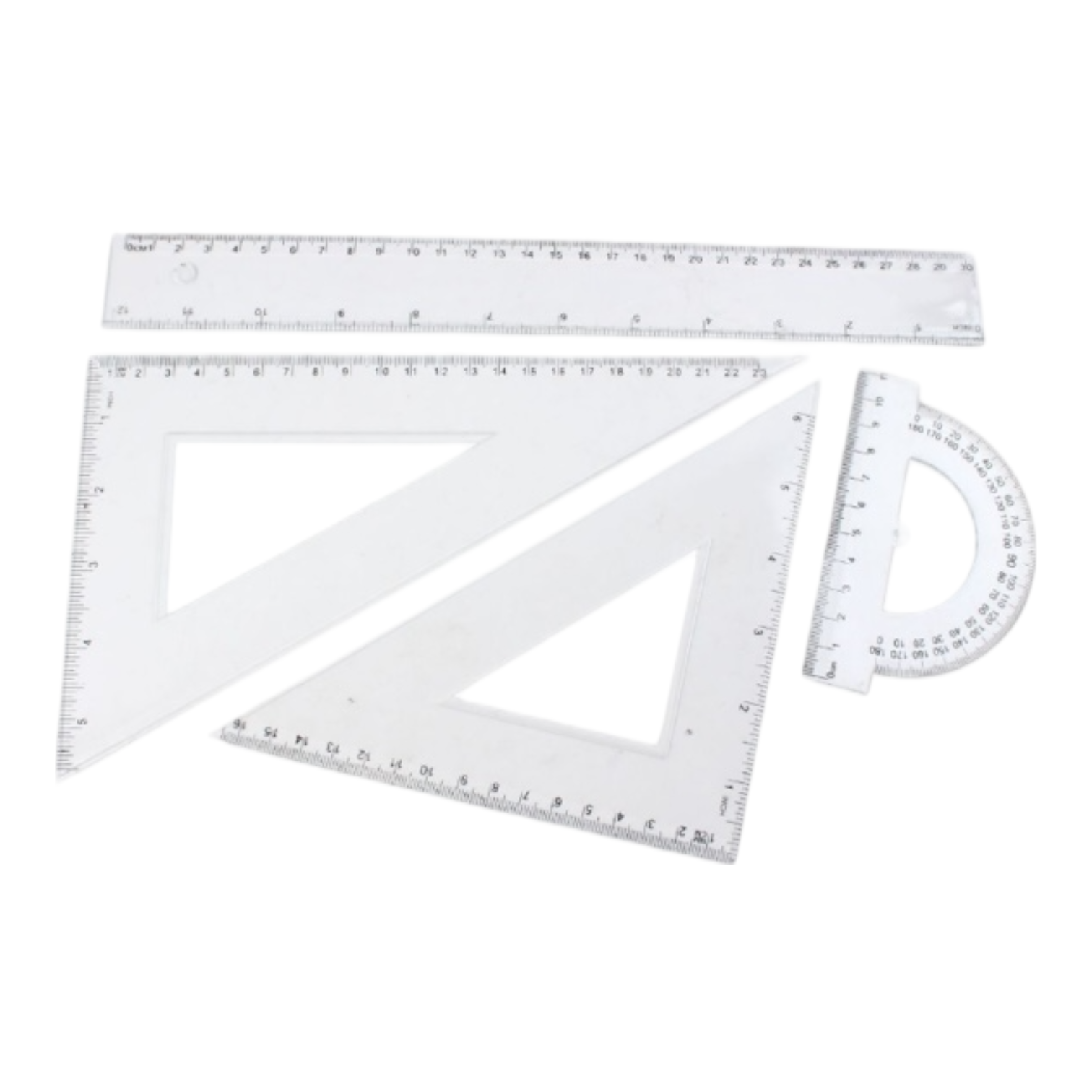 Set de reglas 30 cm pack 4