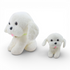 Peluche Perrito Blanco 25cm