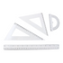 Set de reglas 30 cm pack 4
