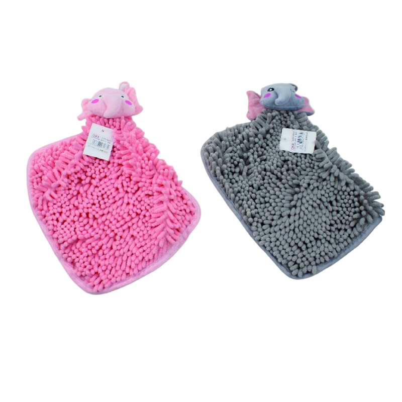 Toallas De Mano De Chenilla Con Elefante