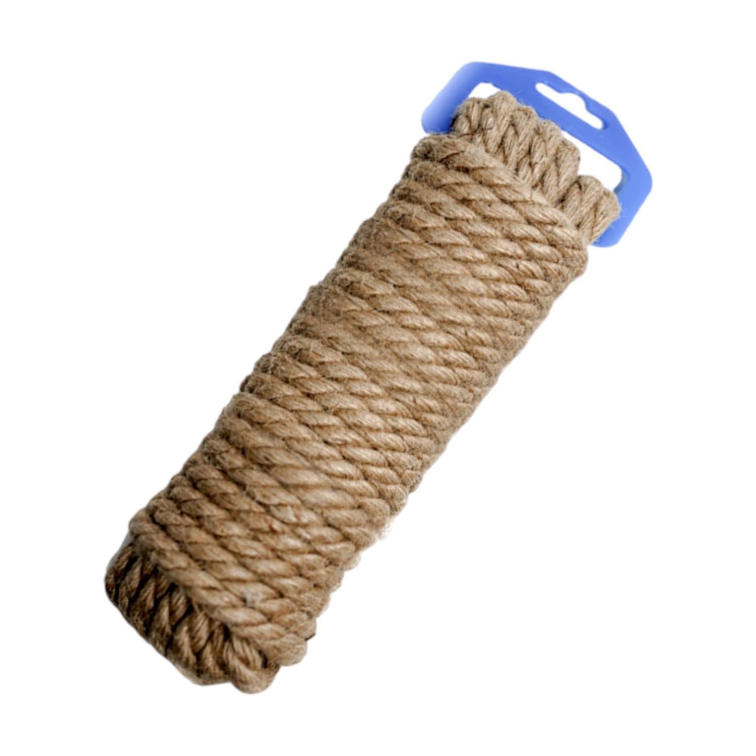 Cuerda de cánamo 6MM*10M con gancho azul modelo M2300