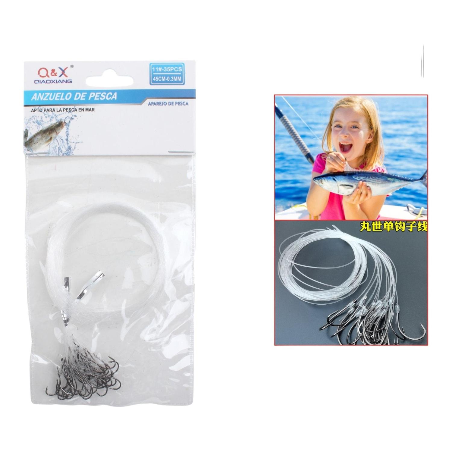 Con Hilo Gancho Maruse 11#-35 Gancho, 45Cm-0.3Mm