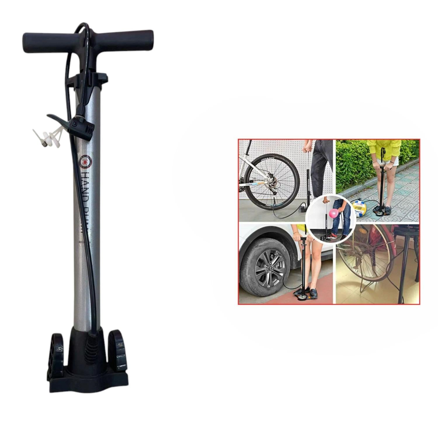 Bomba de aire 62*4.5 cm  45 de base grande