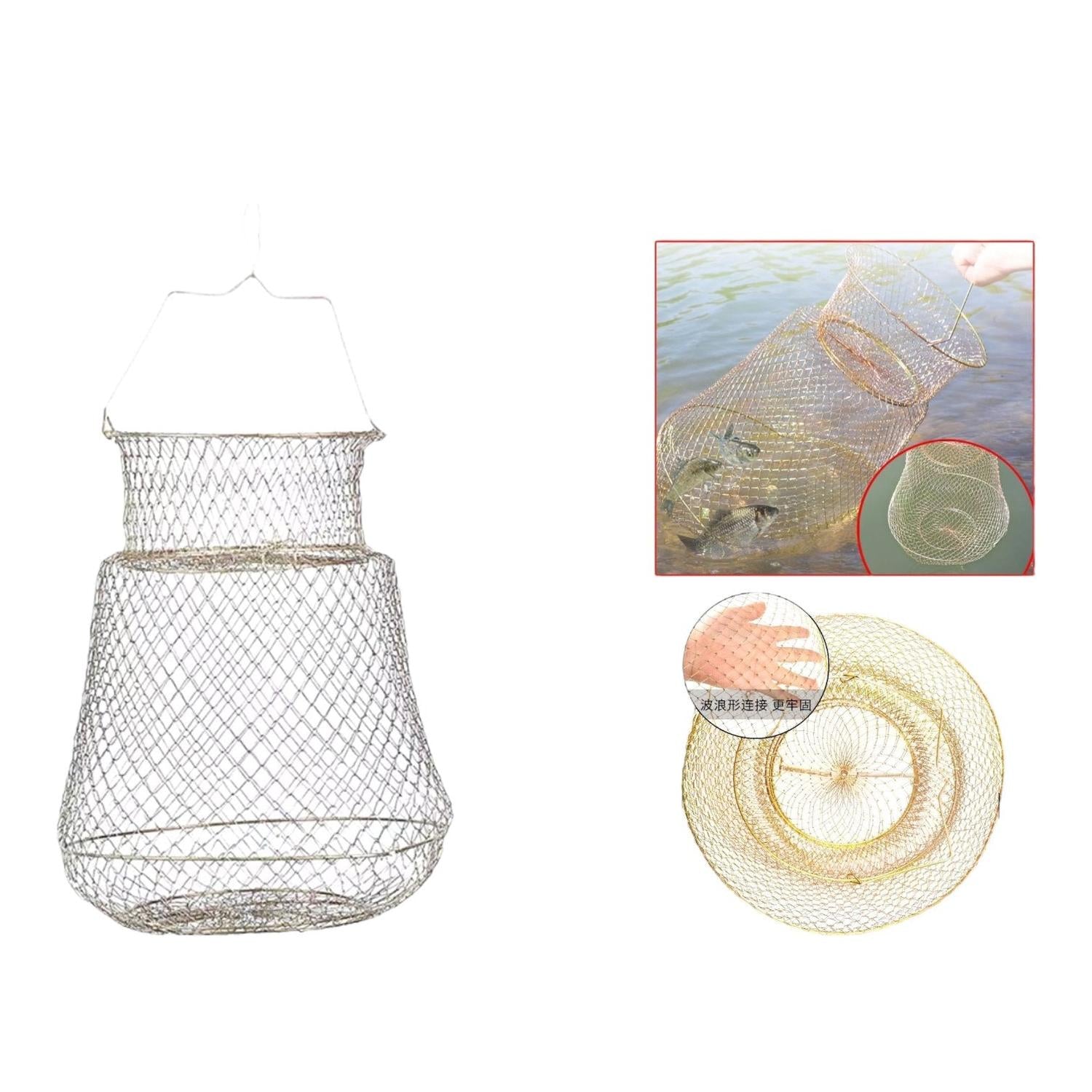 Cesta para Pescado De Alambre 30Cm