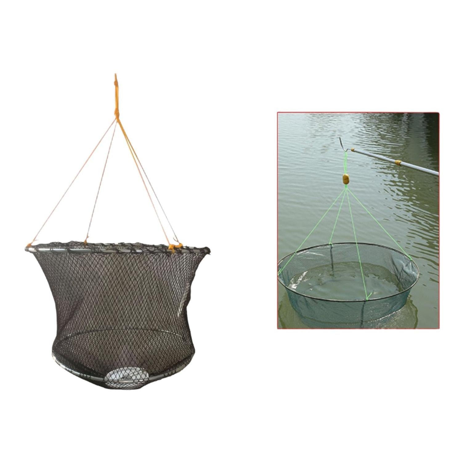 Malla de pesca redonda colgante de profundidad 30Cm