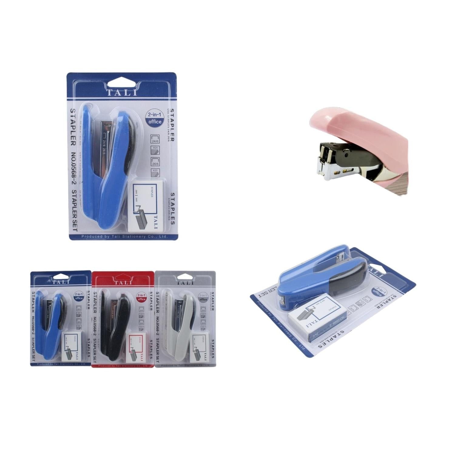 Set Engrapadora + Caja de Grapas Q&X | 2 Piezas