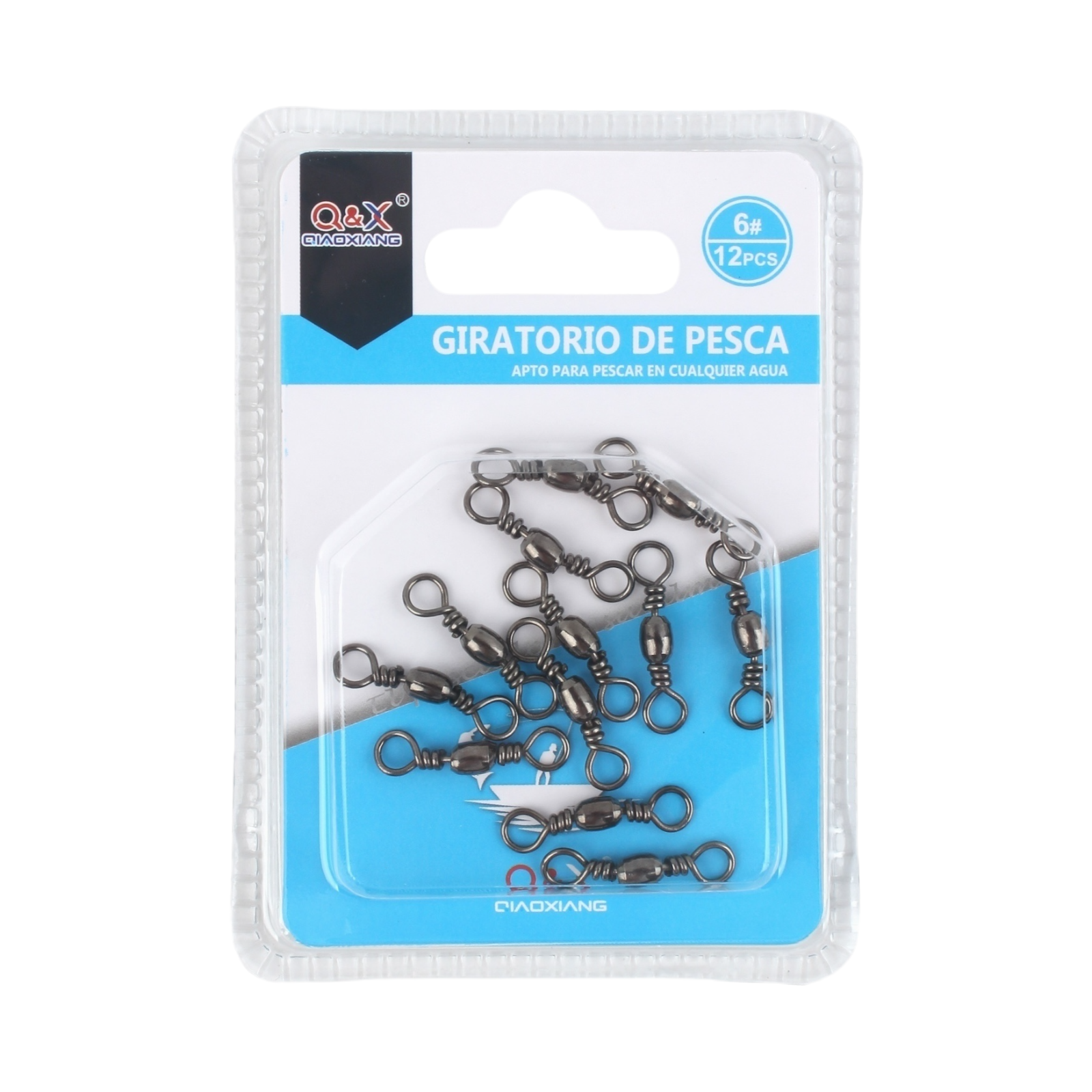 Set 12PCS Giratorio Negro 6 | Alta durabilidad y resistencia a la corrosión.