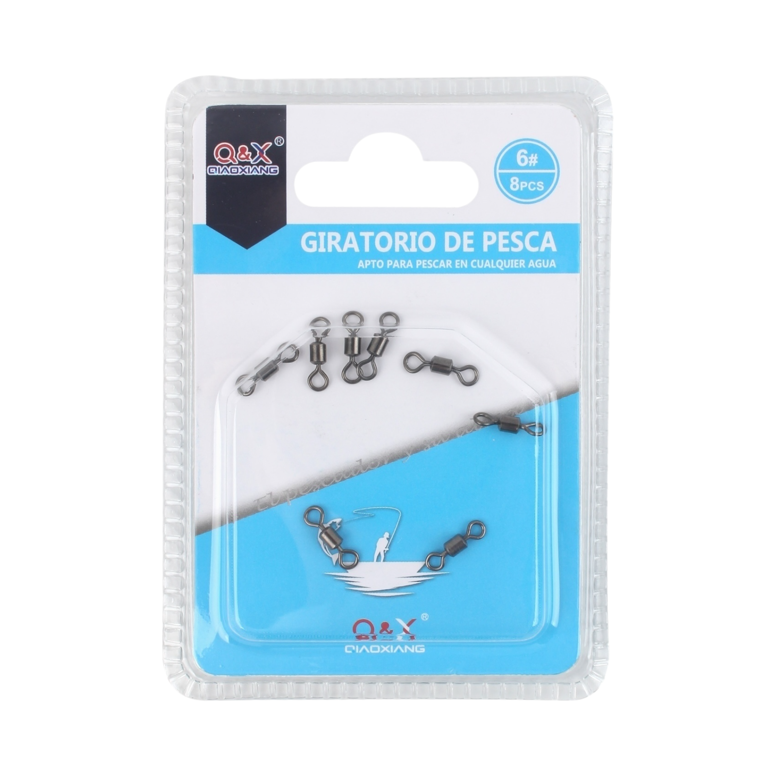 Set 8PCS Giratorio Americano 6 | Ideal para todo tipo de señuelos.
