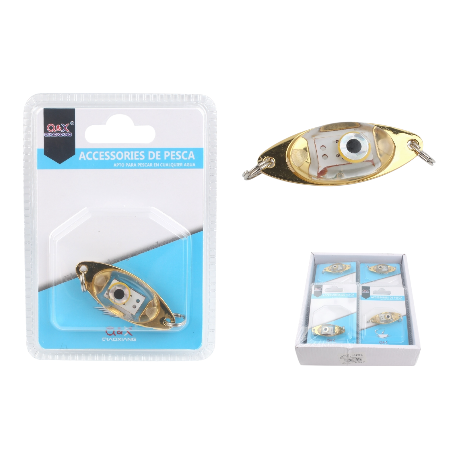 Luz de Pesca con Batería de Botón | Luz LED compacta para señuelos.