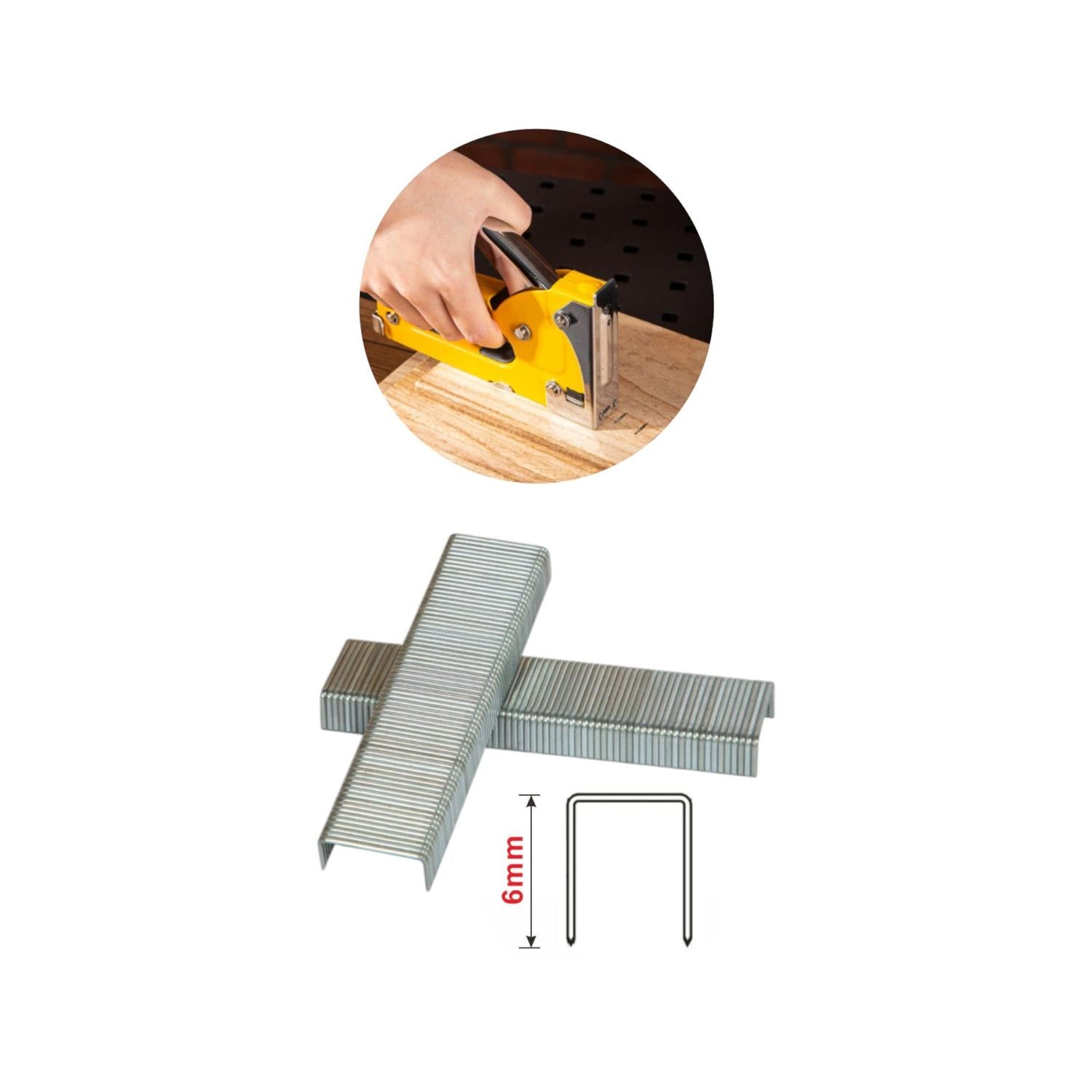 Clavos gruesos de 6 mm para pistola de clavos 3 en 1