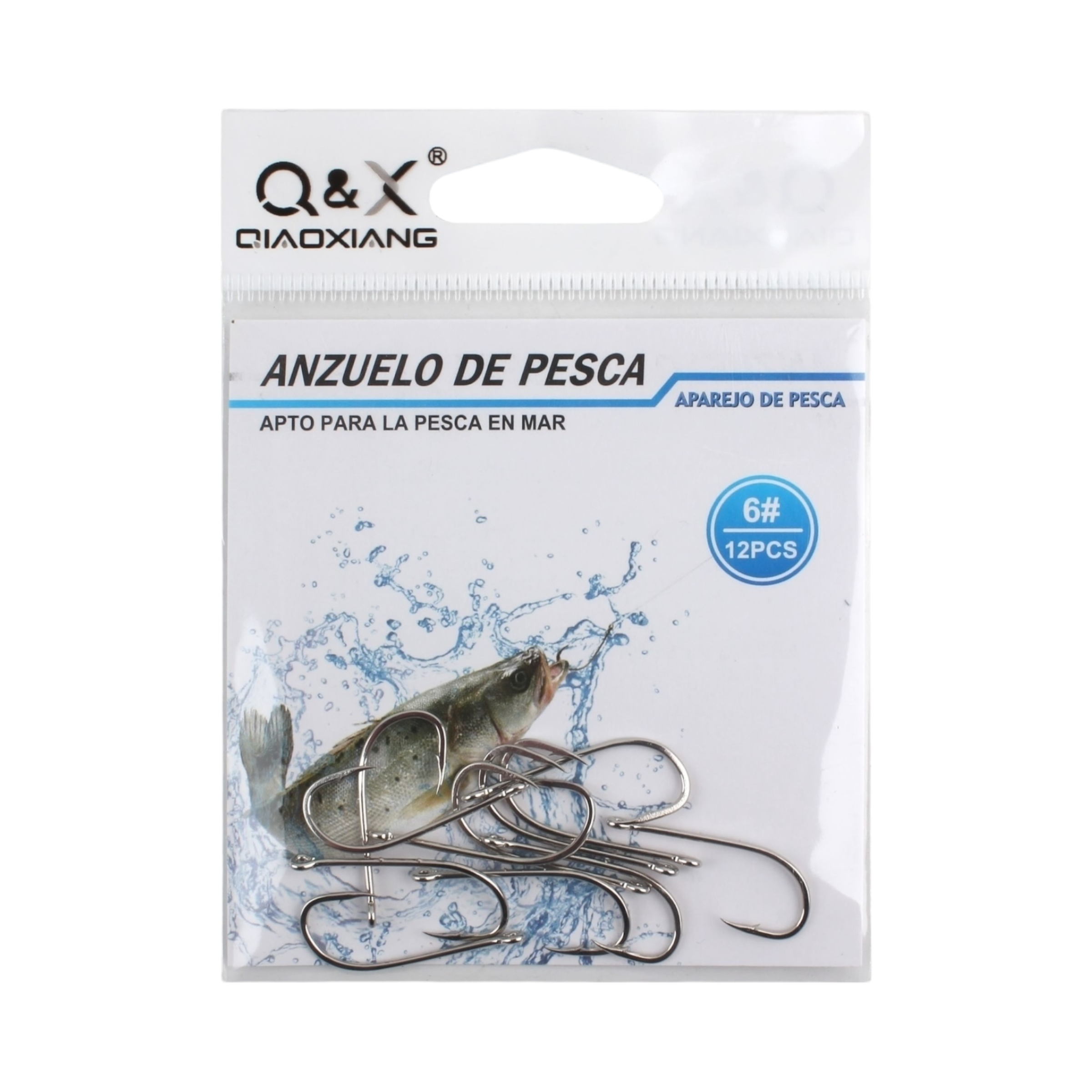 Anzuelo con Púa Blanco 6 | Qiaoxiang