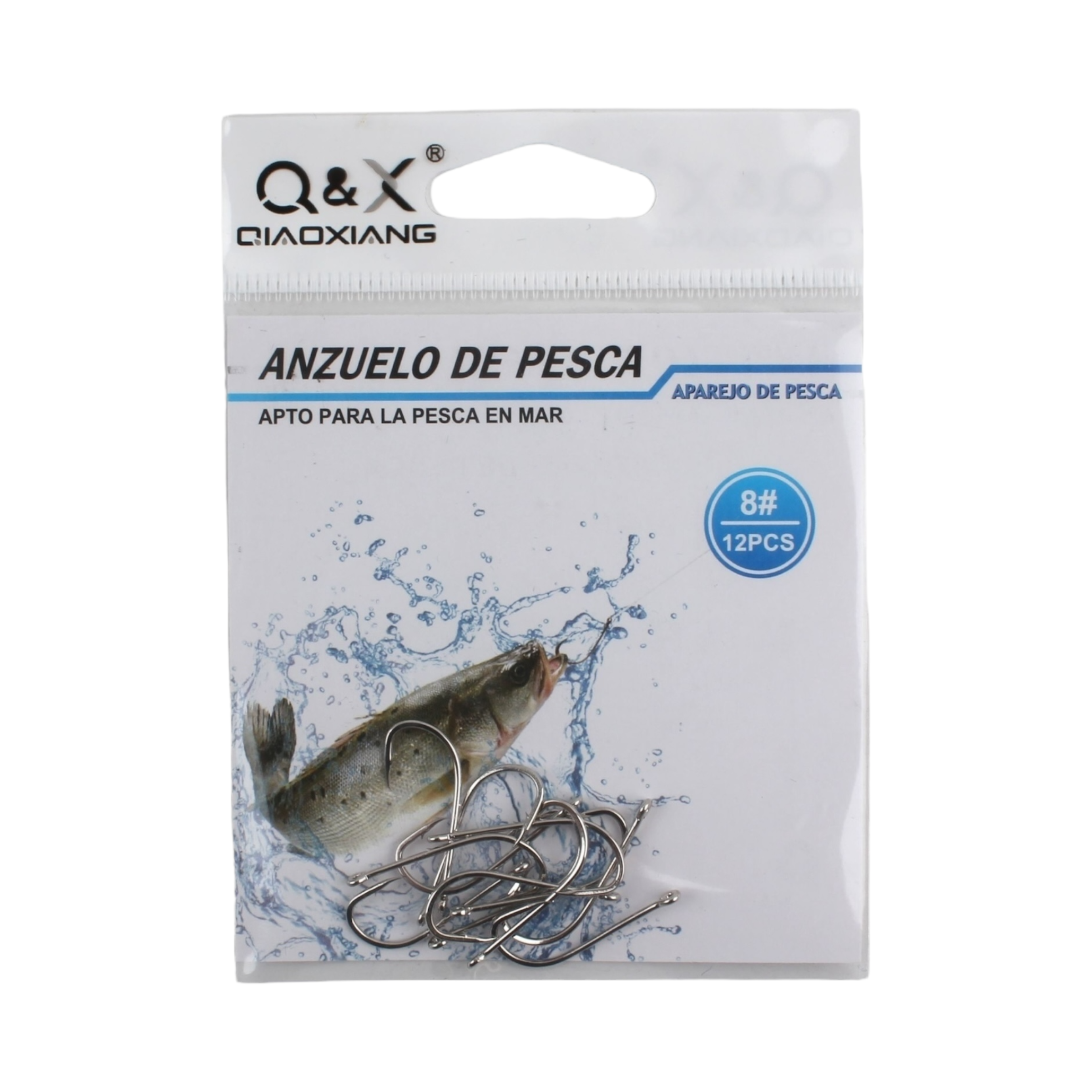 Anzuelo con Púa Blanco 8 | Qiaoxiang