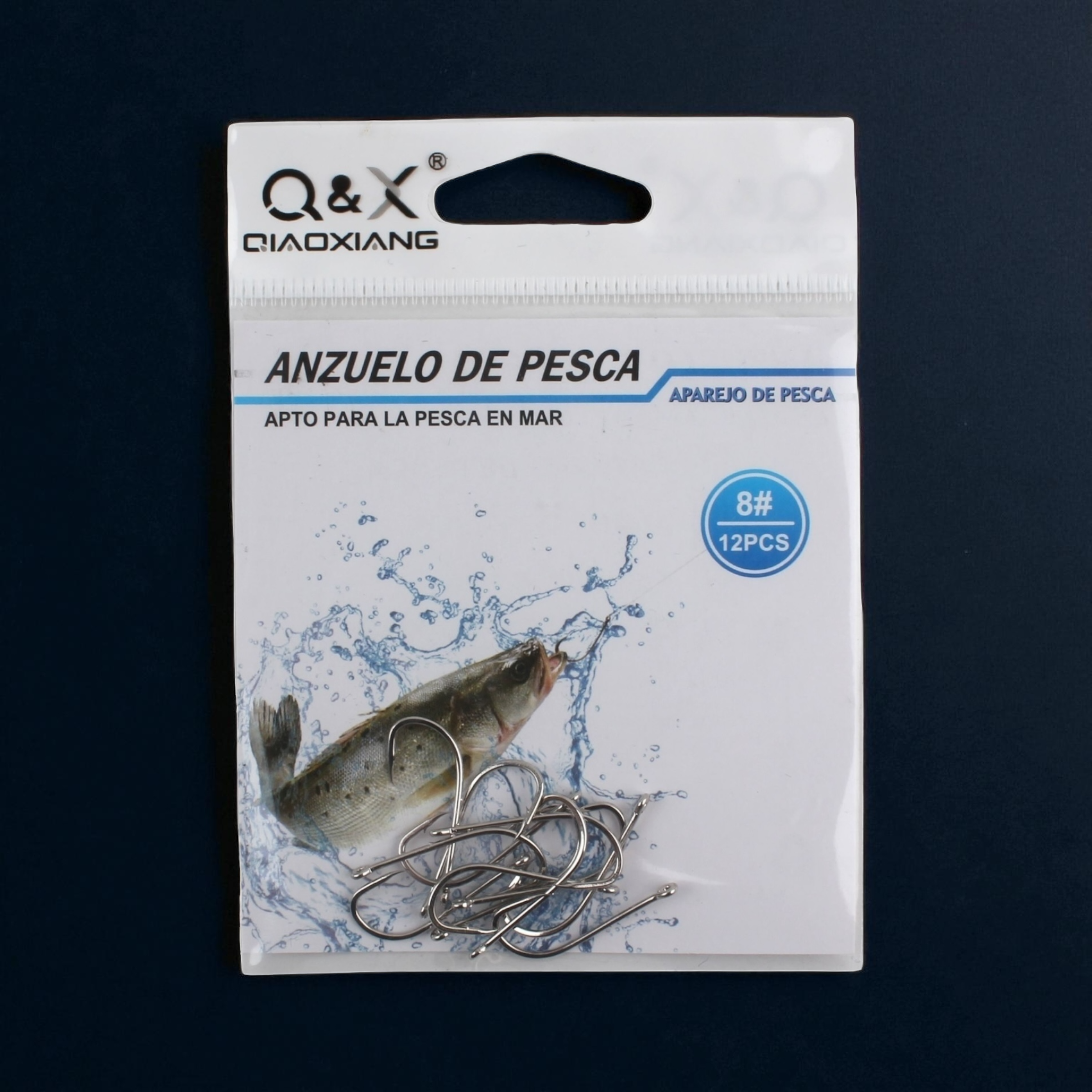 Anzuelo con Púa Blanco 8 | Qiaoxiang