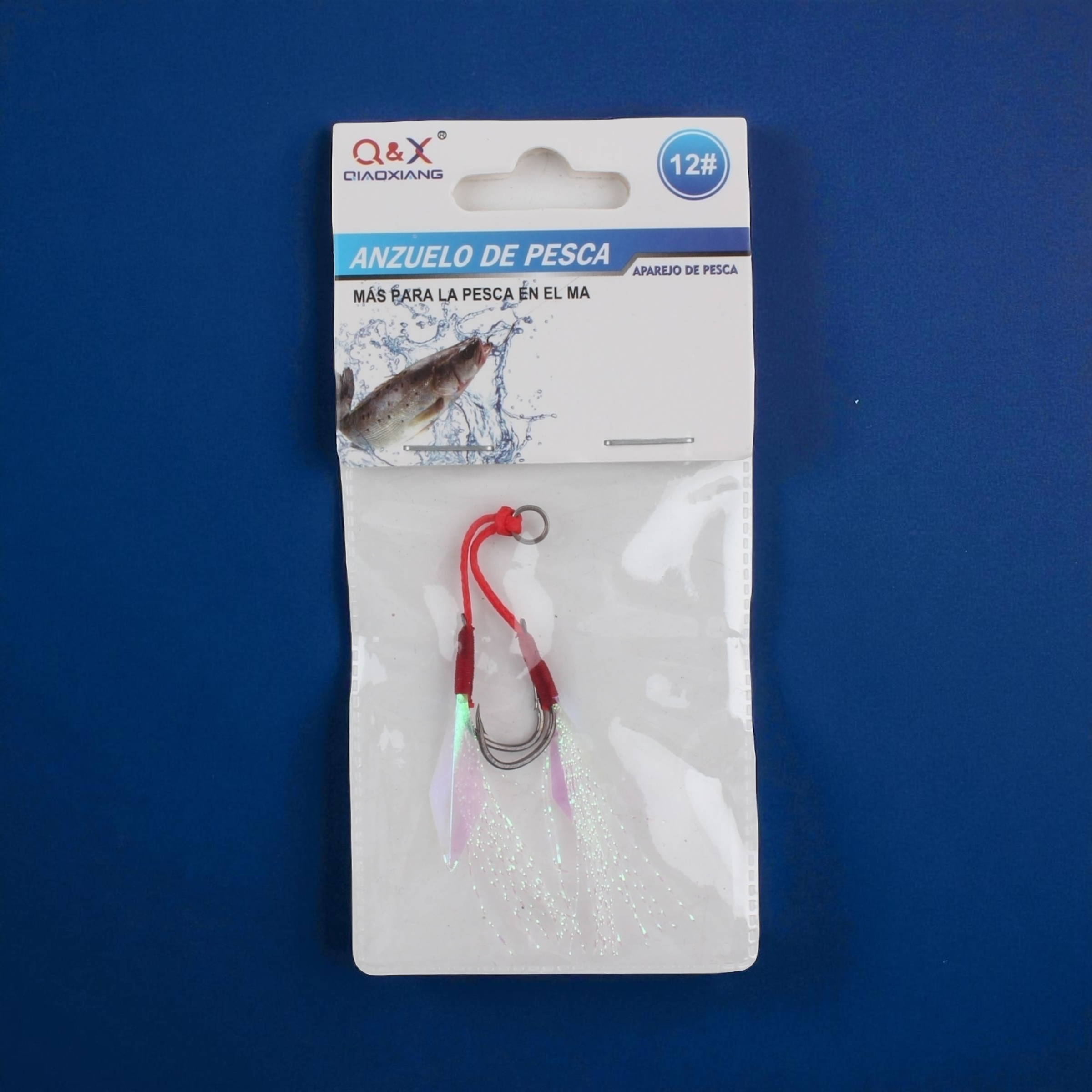 Anzuelo Doble con Plumas 12 | Qiaoxiang