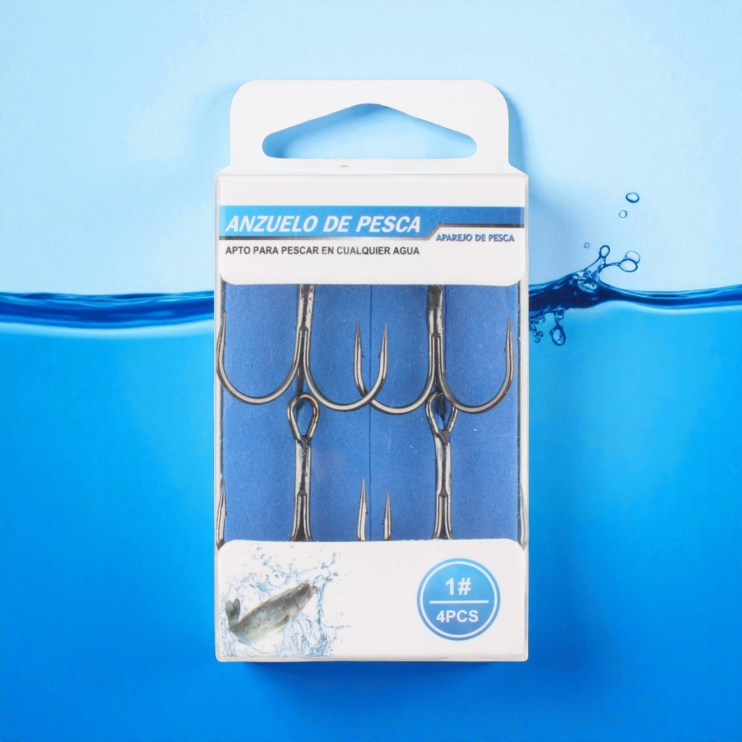 Anzuelo Triple Redondo 1 | Qiaoxiang