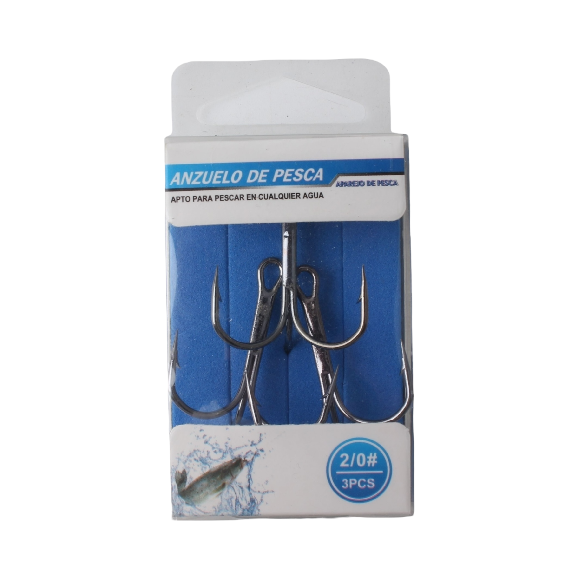 Anzuelo Triple Redondo 2/0 | Qiaoxiang