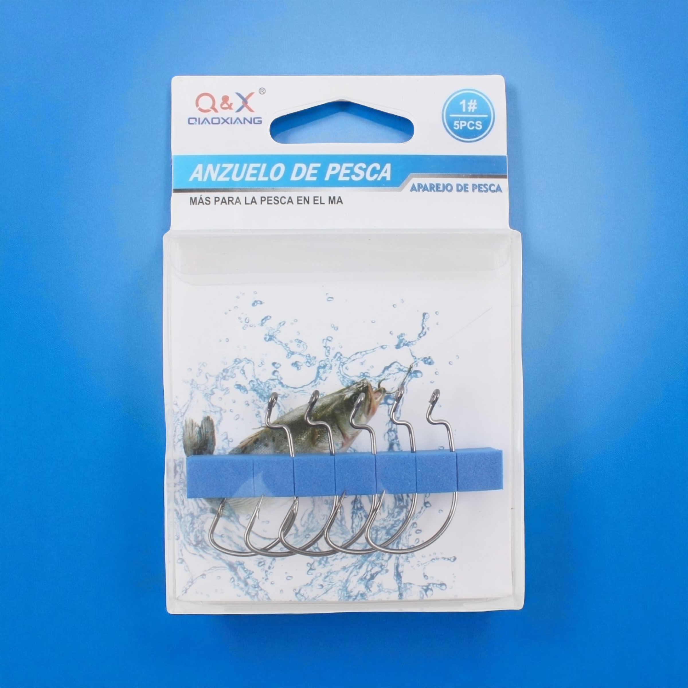 Anzuelo Wide Gap Curvo 1 | Qiaoxiang