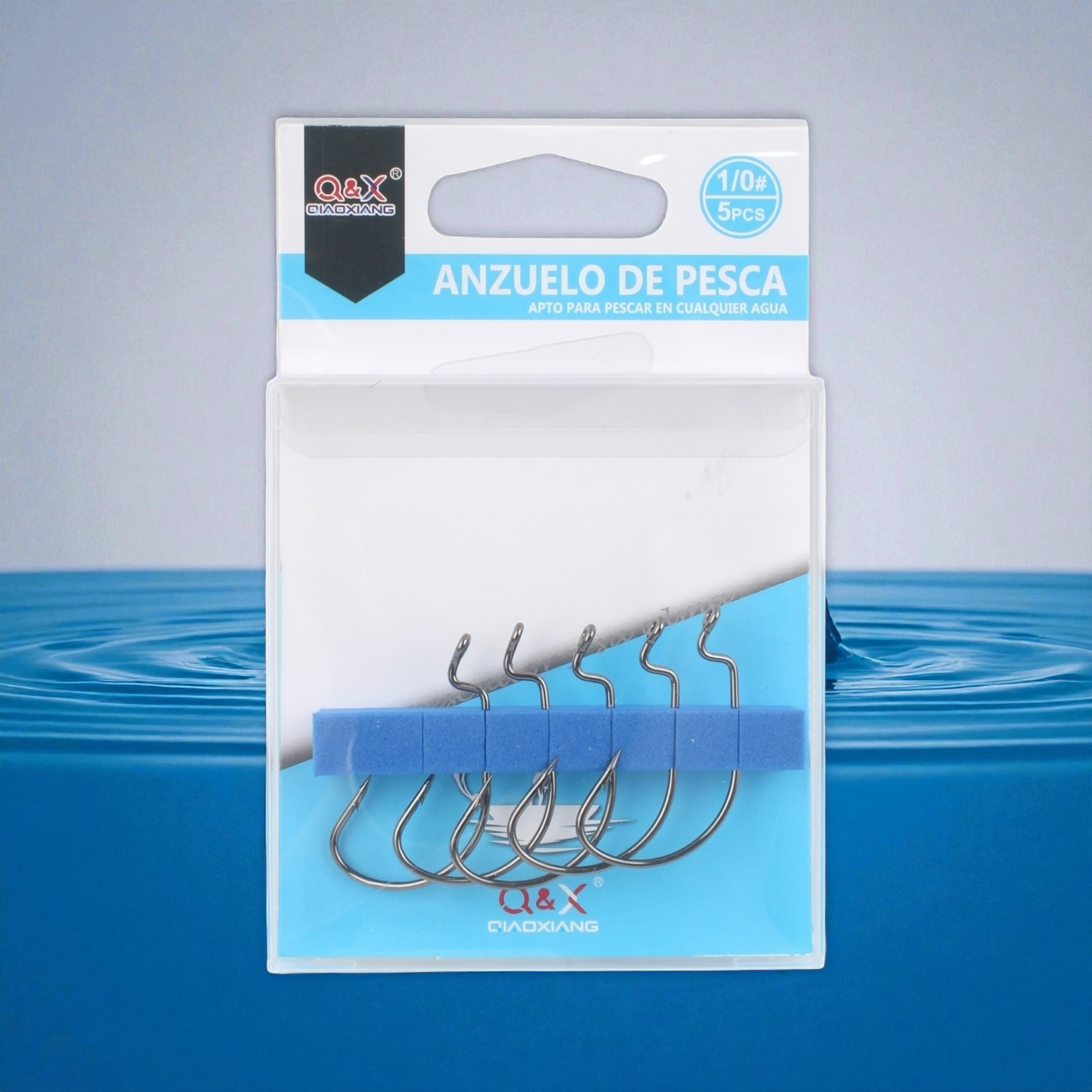 Anzuelo Wide Gap Curvo 1/0 | Qiaoxiang