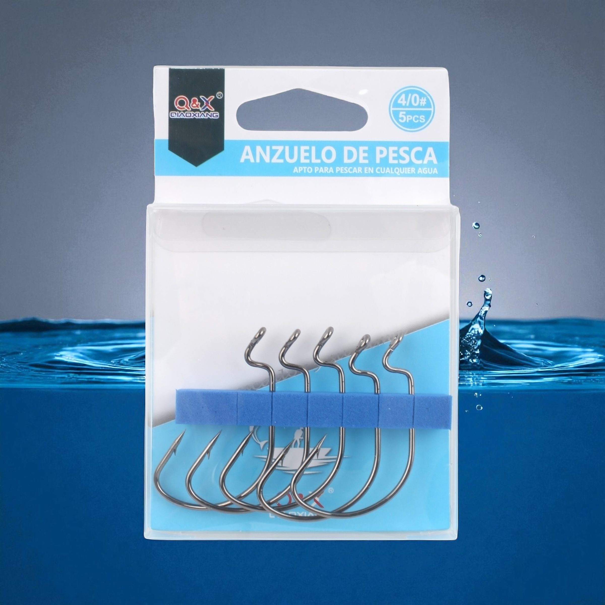 Anzuelo Wide Gap Curvo 4/0 | Qiaoxiang