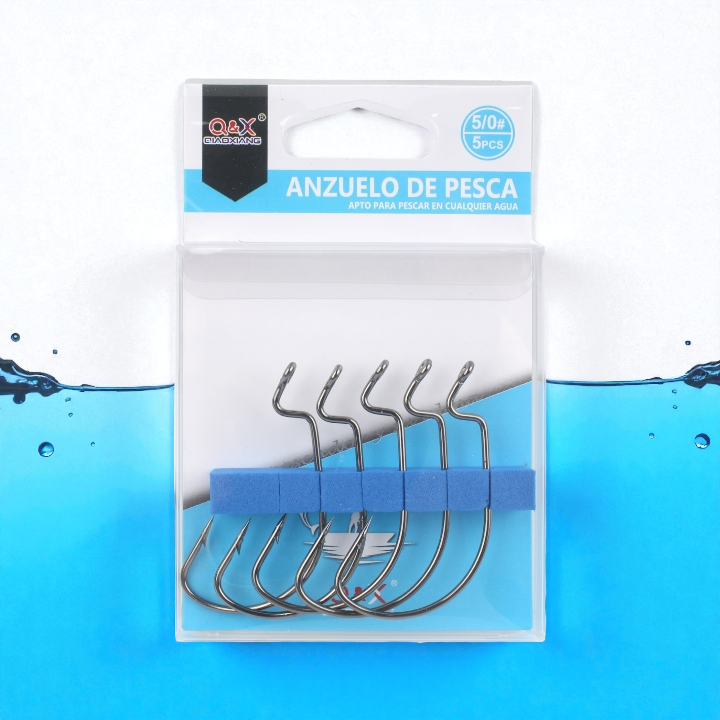 Anzuelo Wide Gap Curvo 5/0 | Qiaoxiang