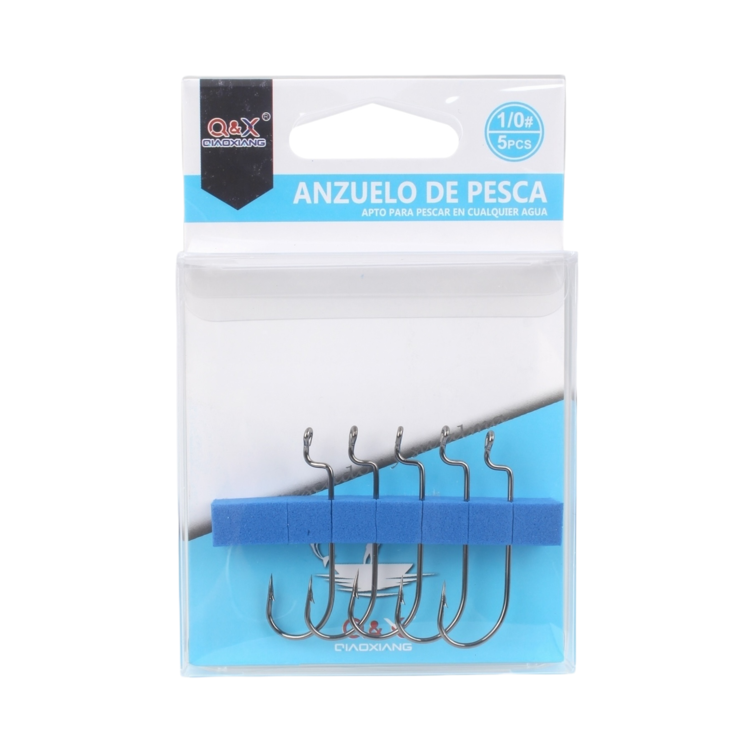 Anzuelo Recto Curvo 1/0 | Qiaoxiang