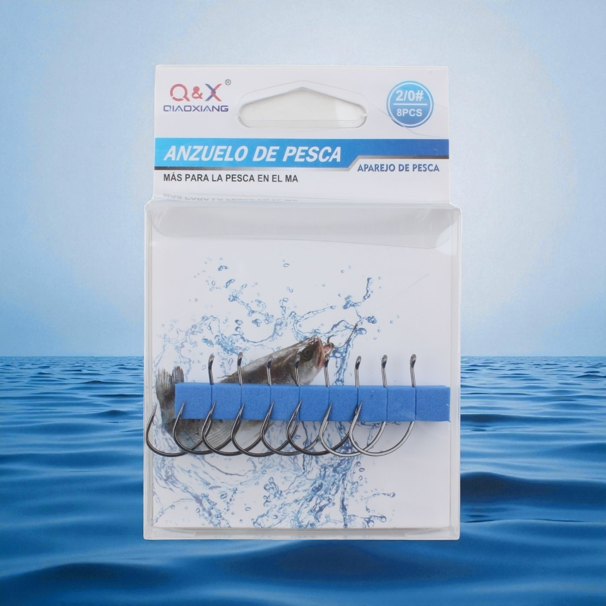 Anzuelo Lure Invertido 2/0 | Qiaoxiang