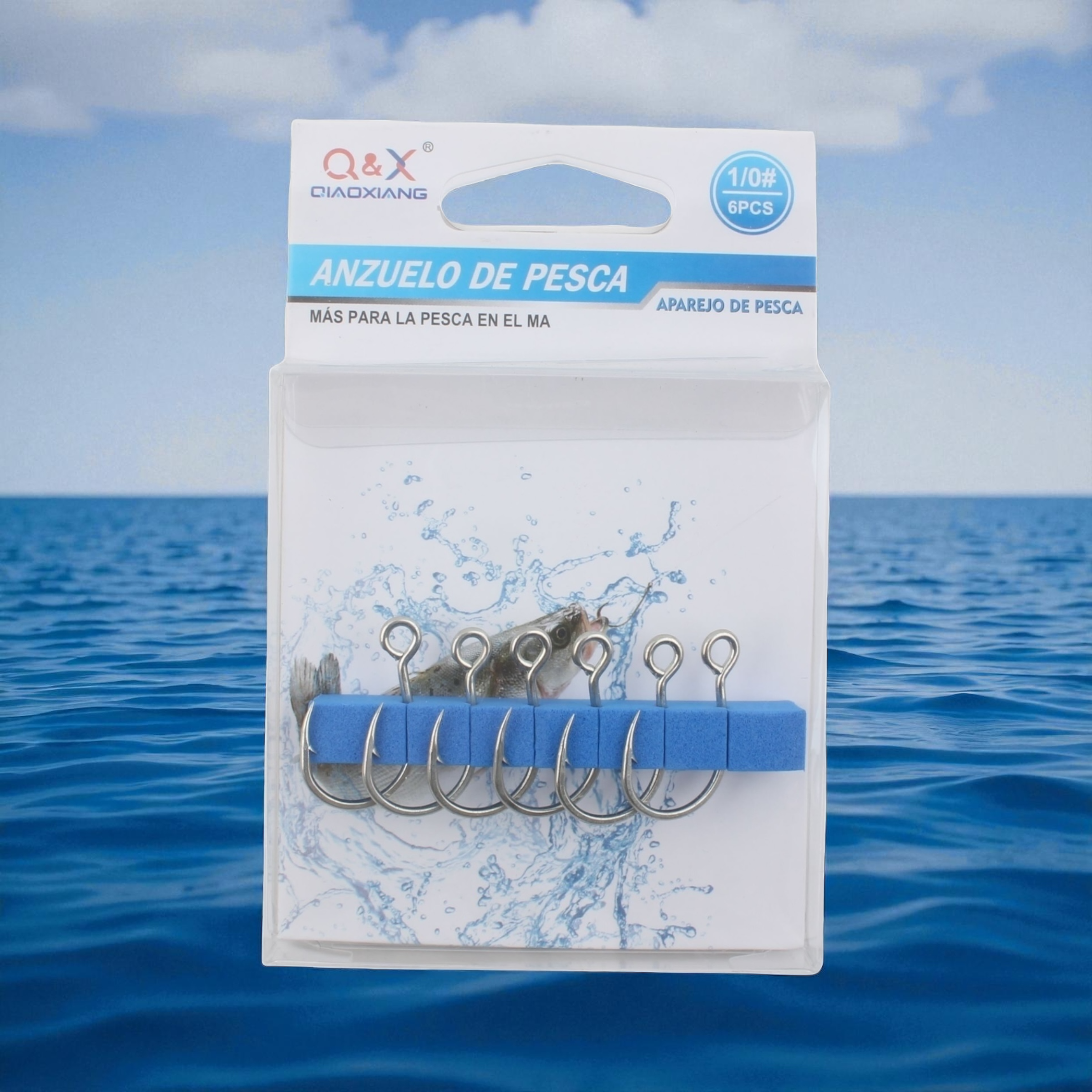 Anzuelo Lure Ojo Grande 1/0 | Qiaoxiang