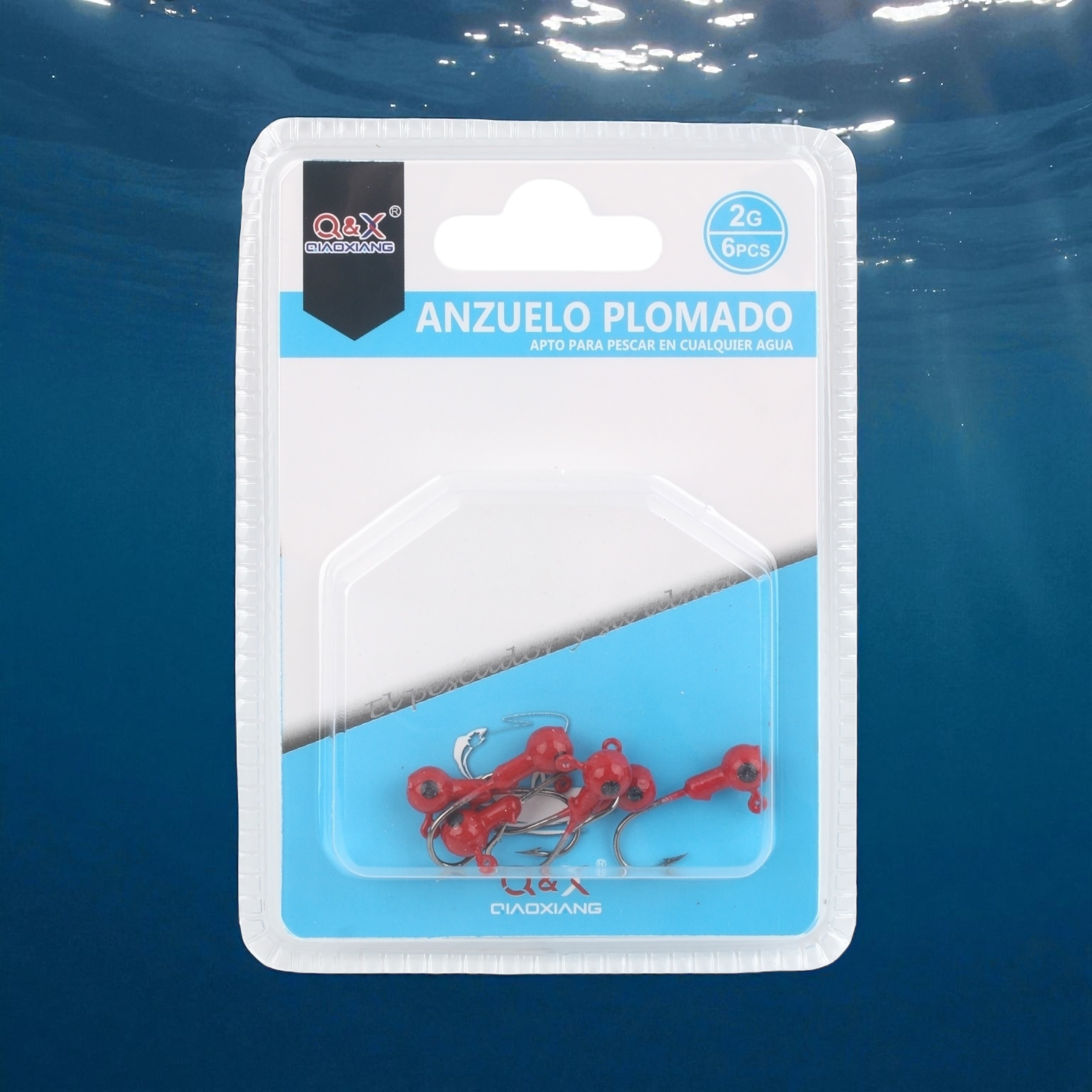 Anzuelo Plomado Colorido 2g | Qiaoxiang