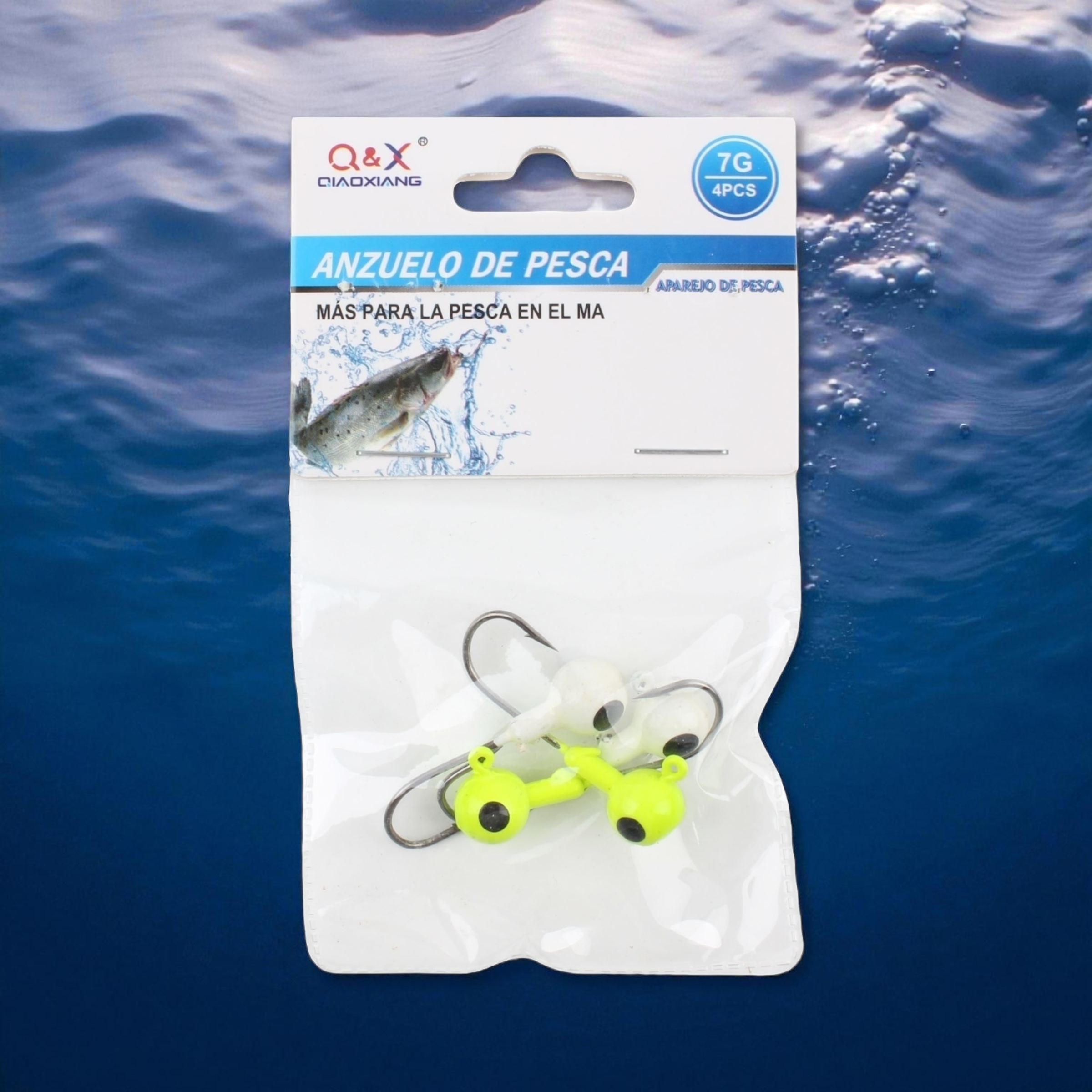 Anzuelo Plomado Colorido 7g | Qiaoxiang