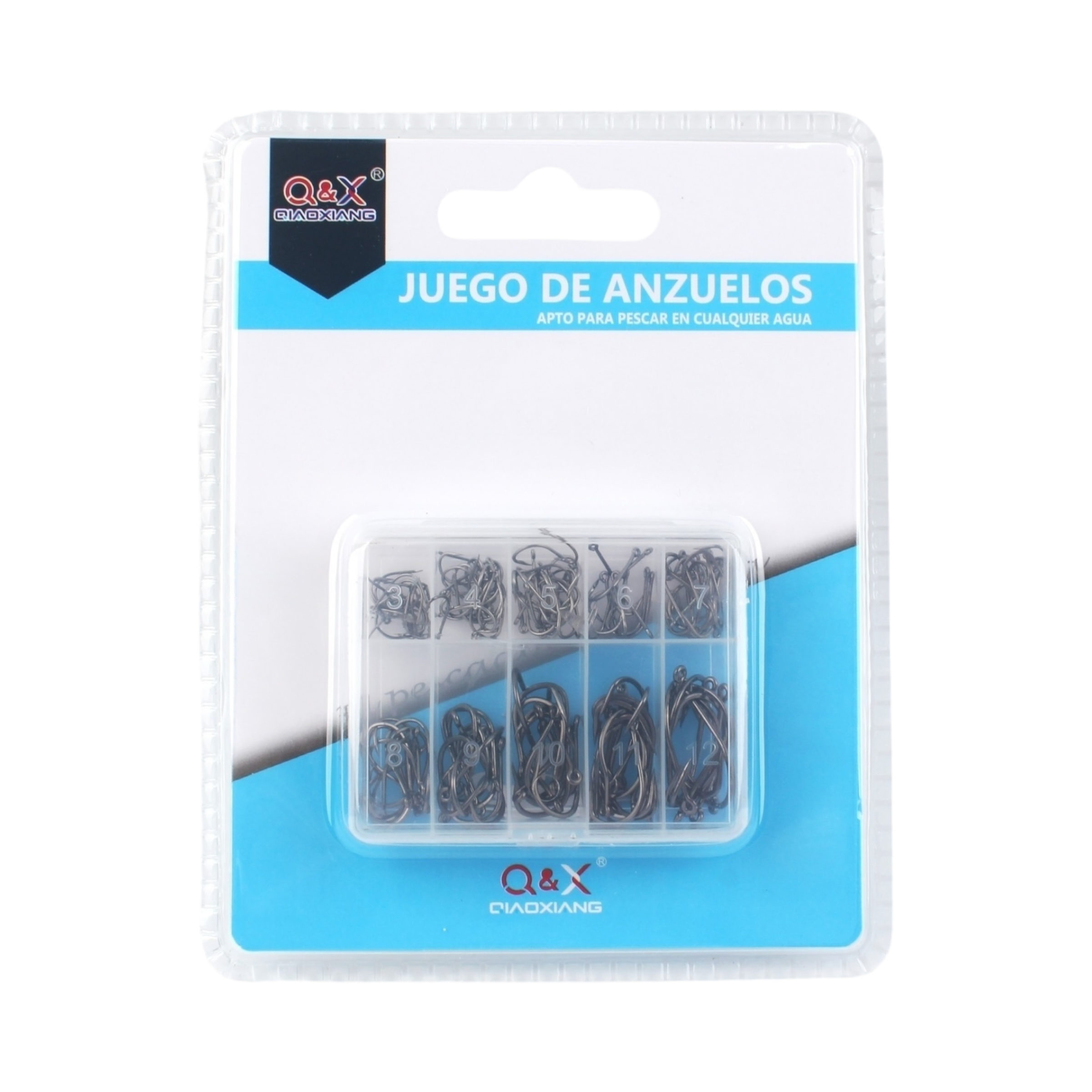 Caja para Anzuelos 10 Compartimientos | Qiaoxiang
