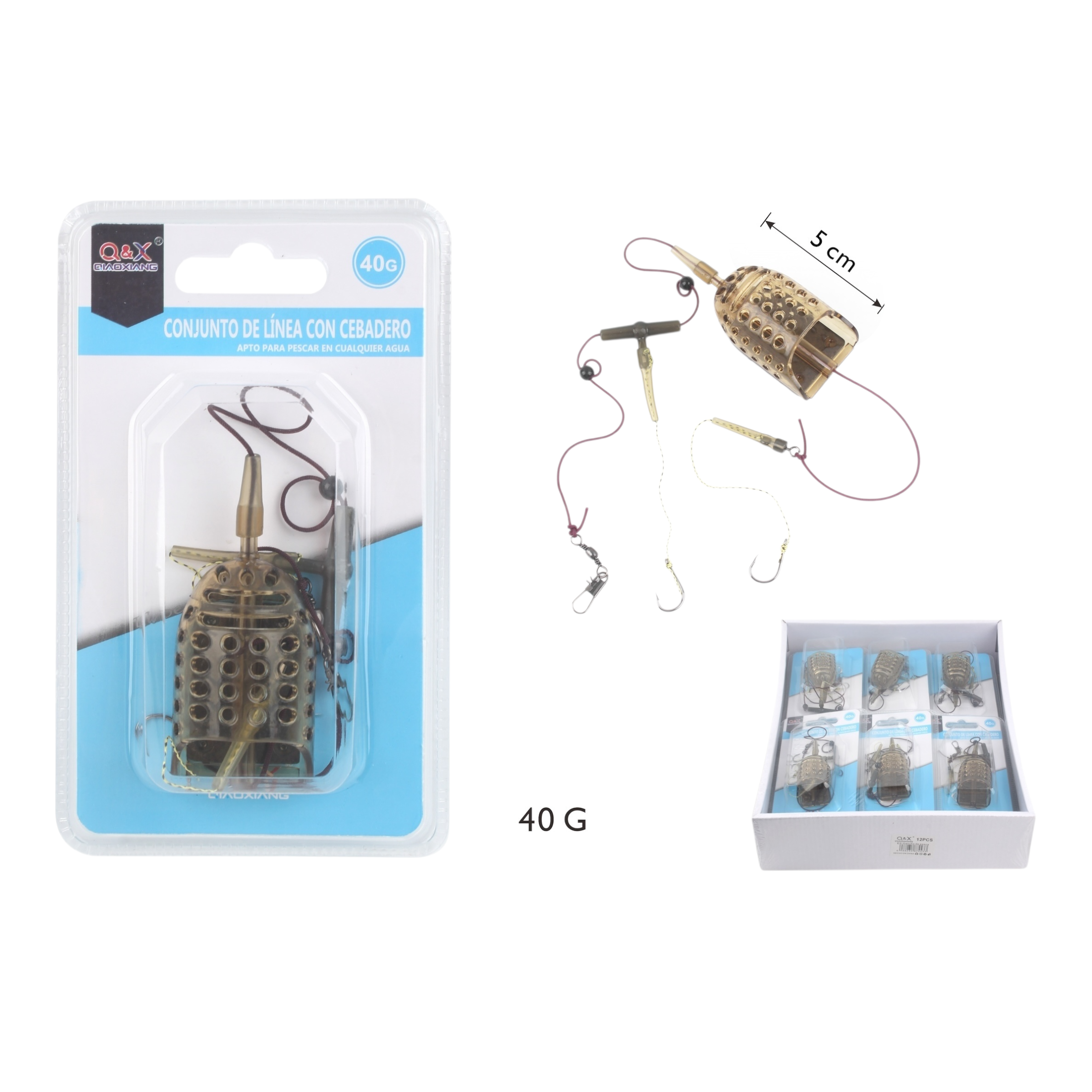Kit HD608 Pesca 40g | Qiaoxiang