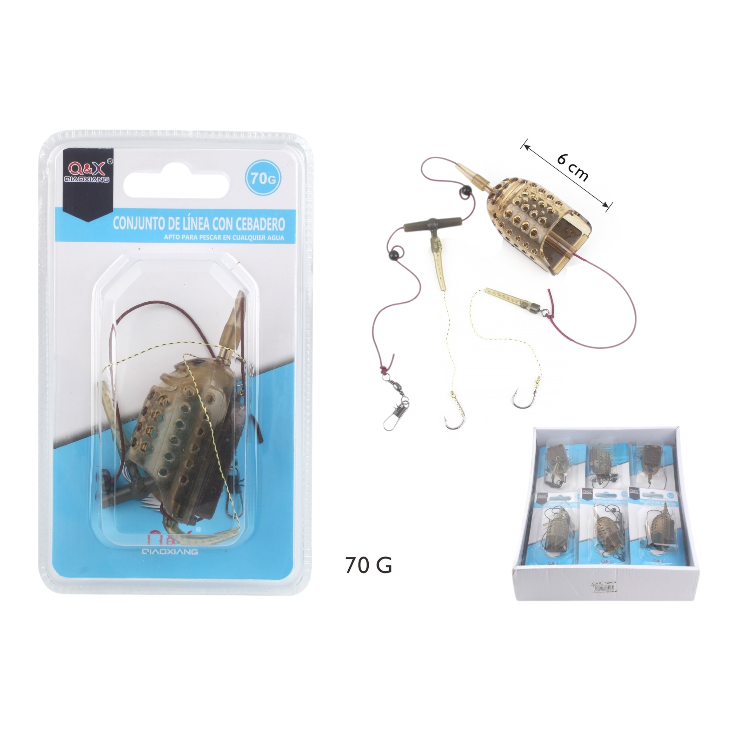 Kit HD608 Pesca 70g | Qiaoxiang