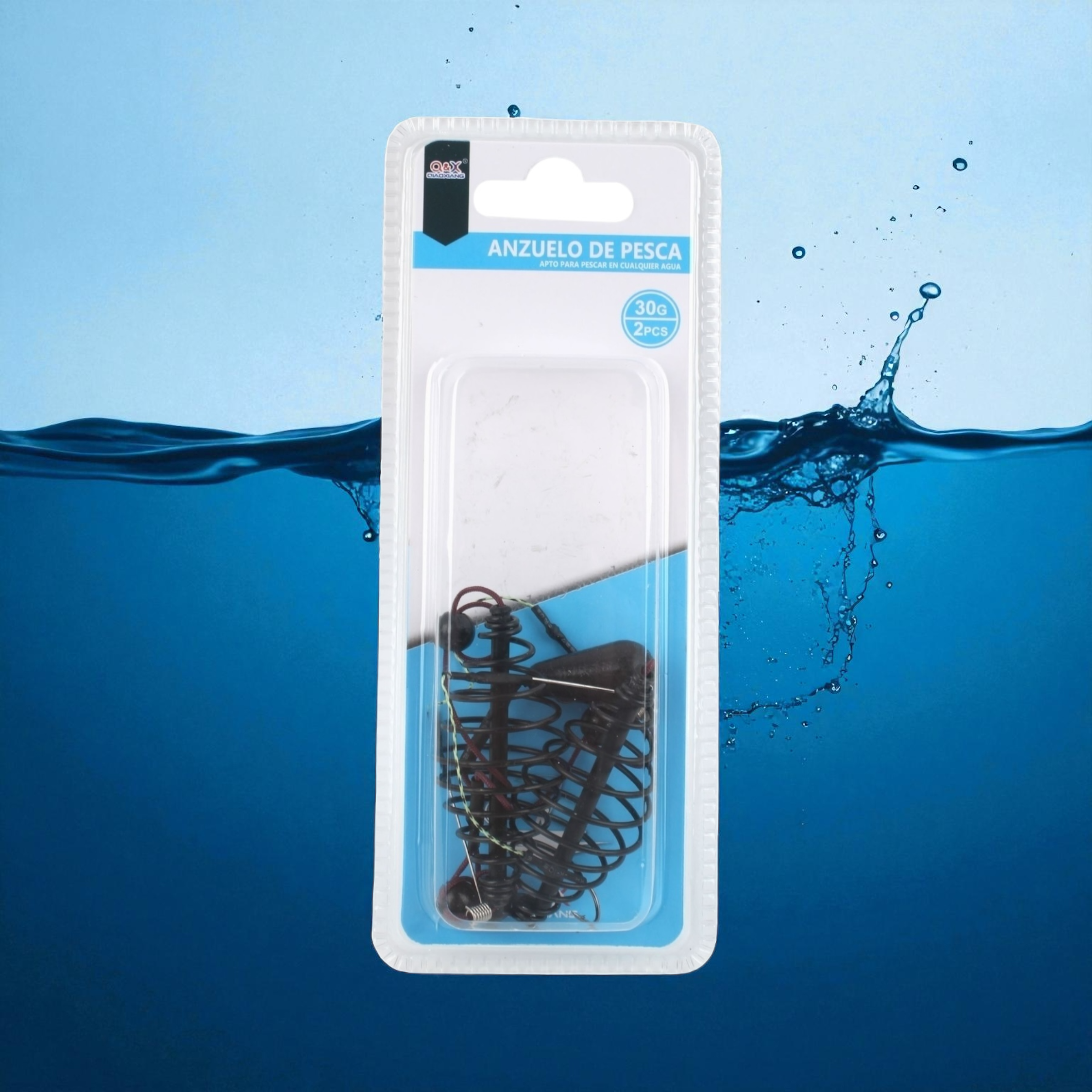 Anzuelo con Resorte 30g | Qiaoxiang