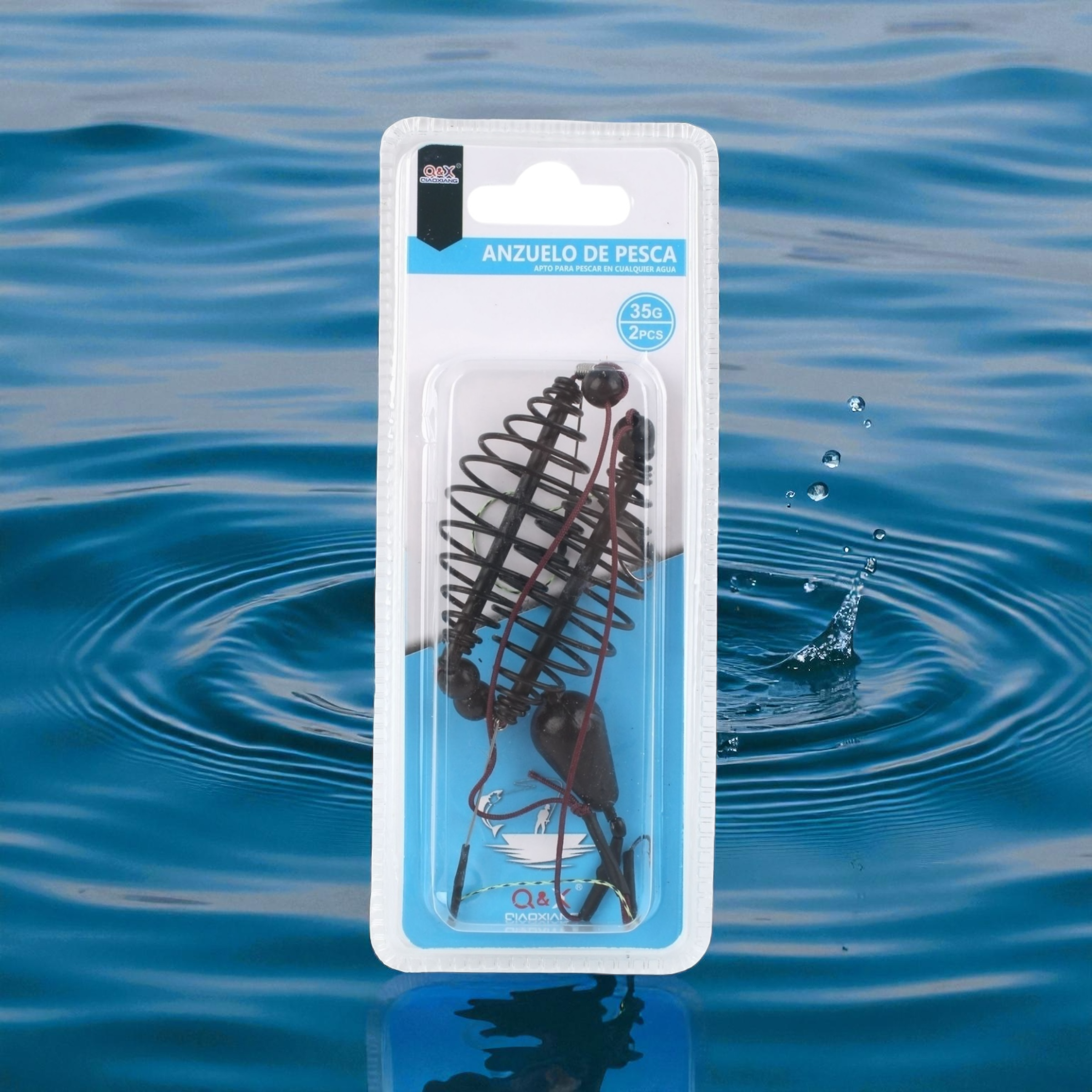 Anzuelo con Resorte 35g | Qiaoxiang