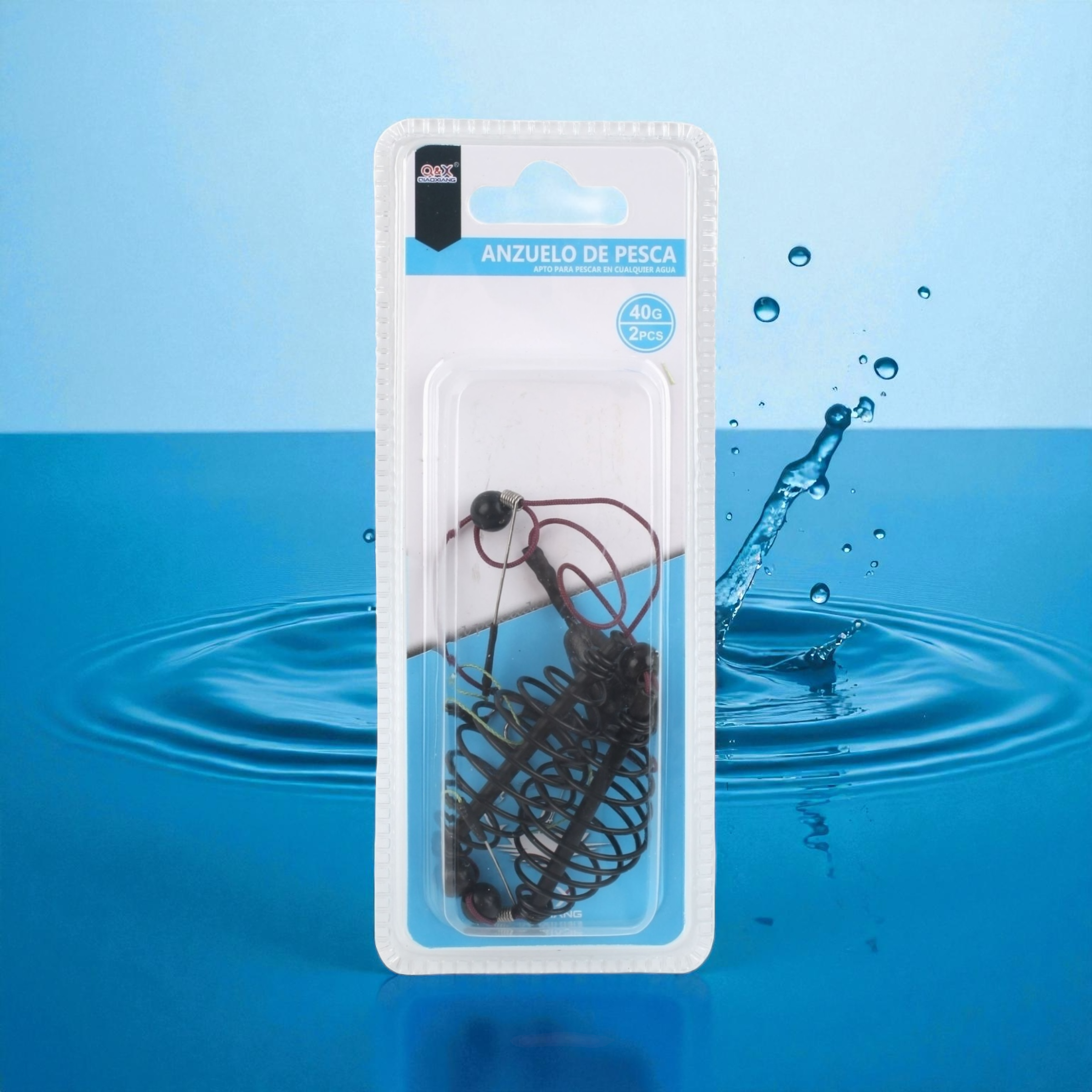 Anzuelo con Resorte 40g | Qiaoxiang