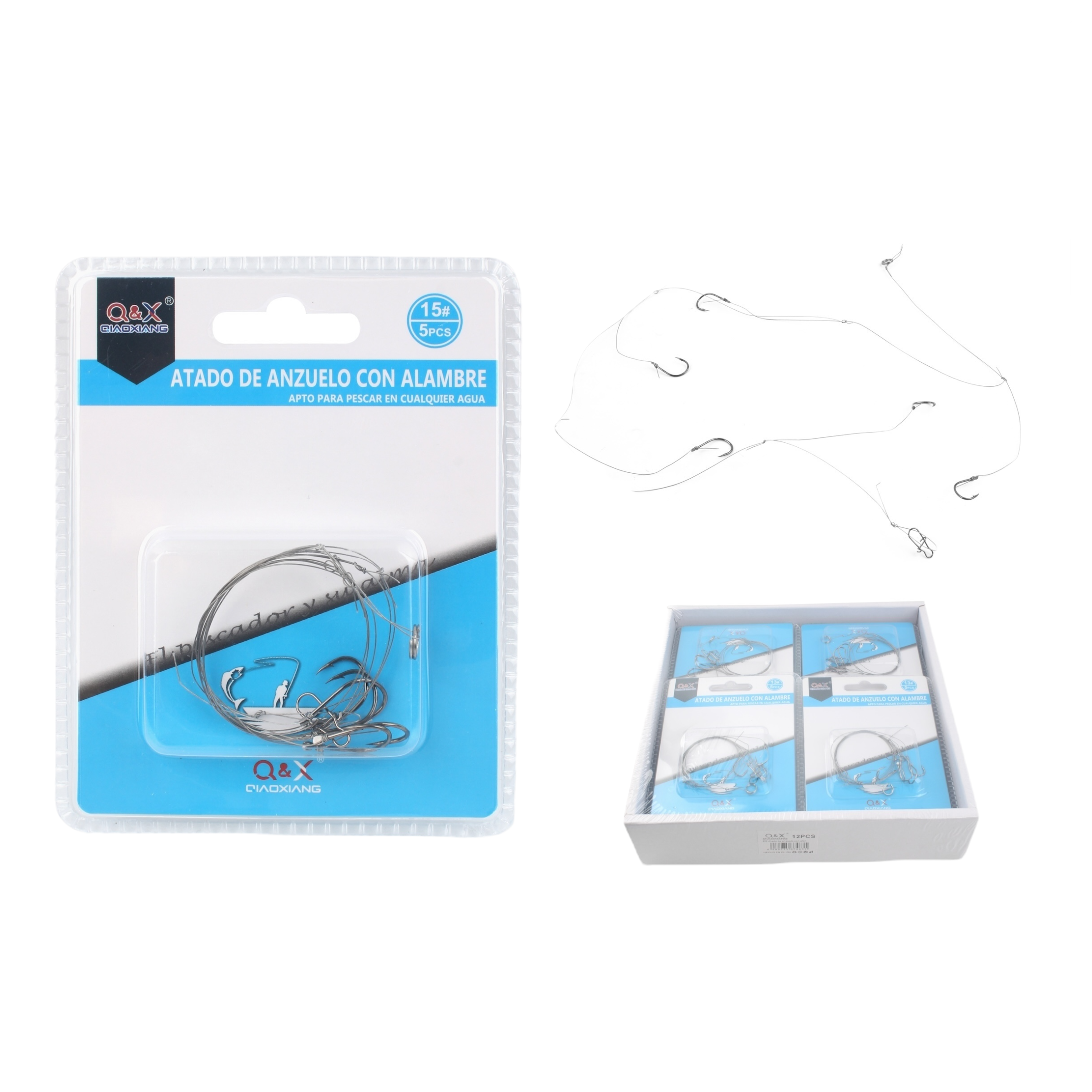 Anzuelo con Línea de Acero 15 | Qiaoxiang