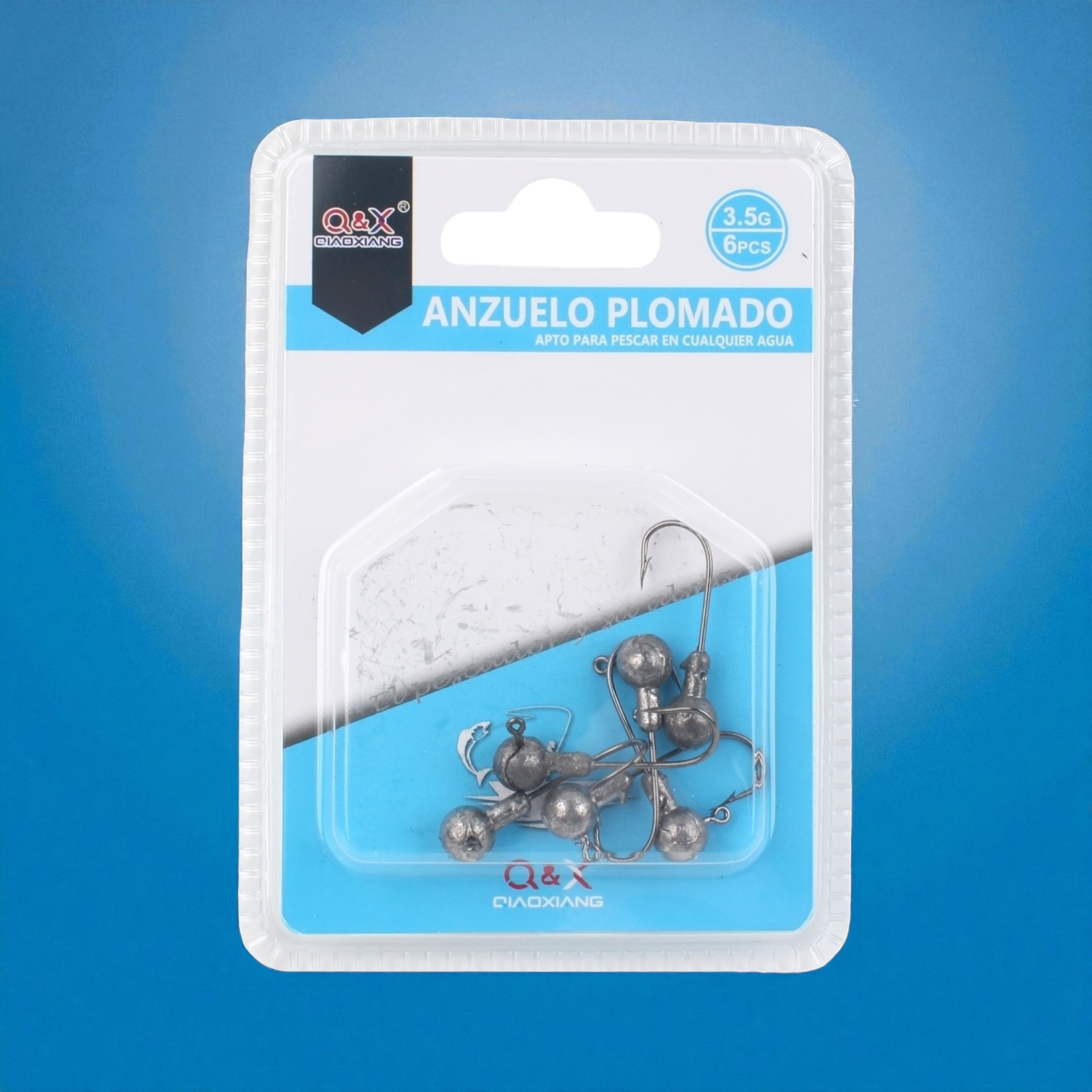 Anzuelo Plomado Redondo 3.5g | Qiaoxiang